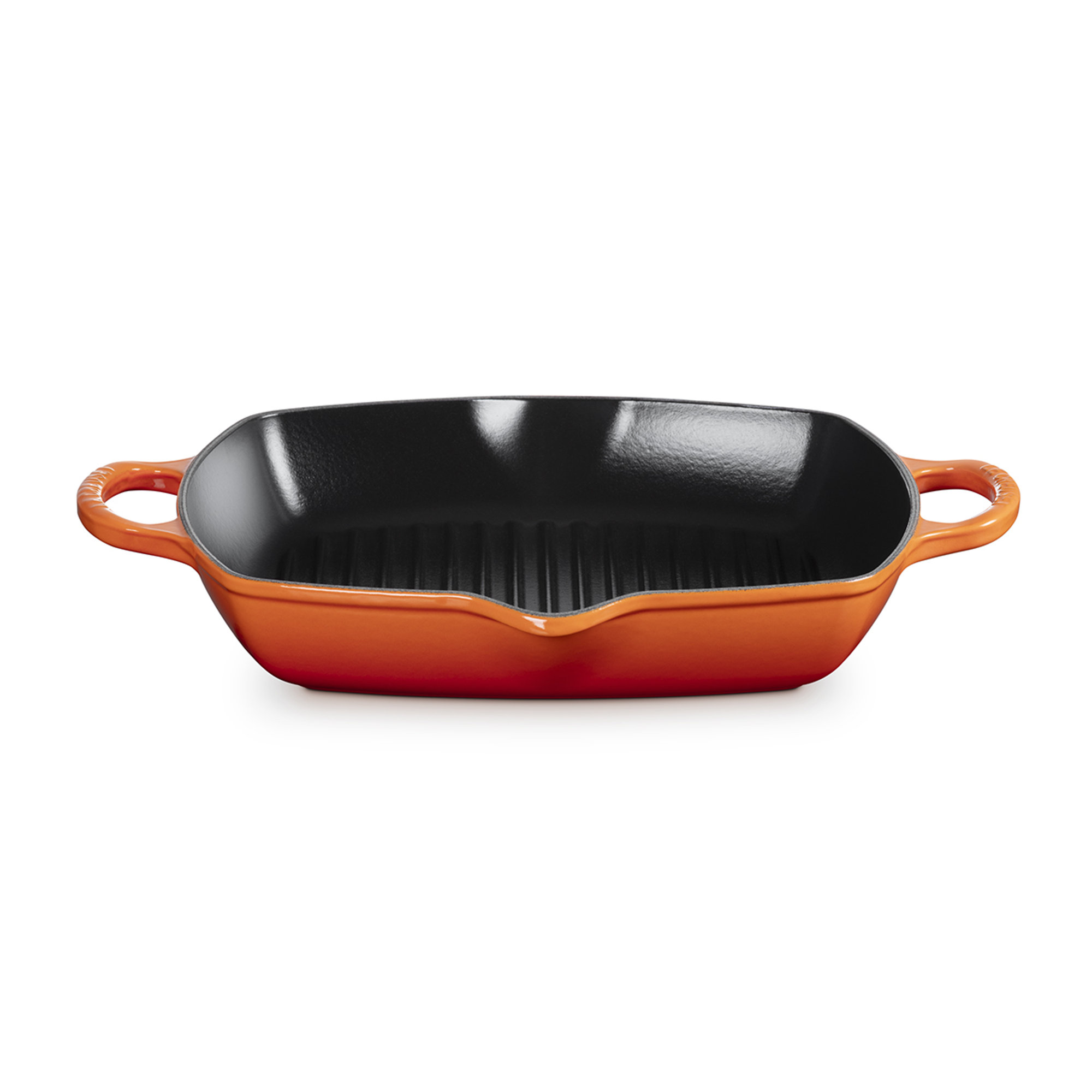 Parrilla Cuadrada profunda Evo 30 cm Naranja Le Creuset vista0