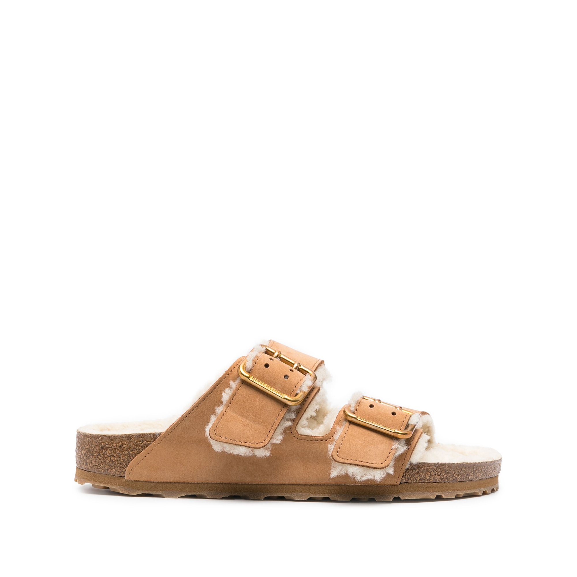 Arizona Bold Shearling Cognac  1023612 Birkenstock vista0