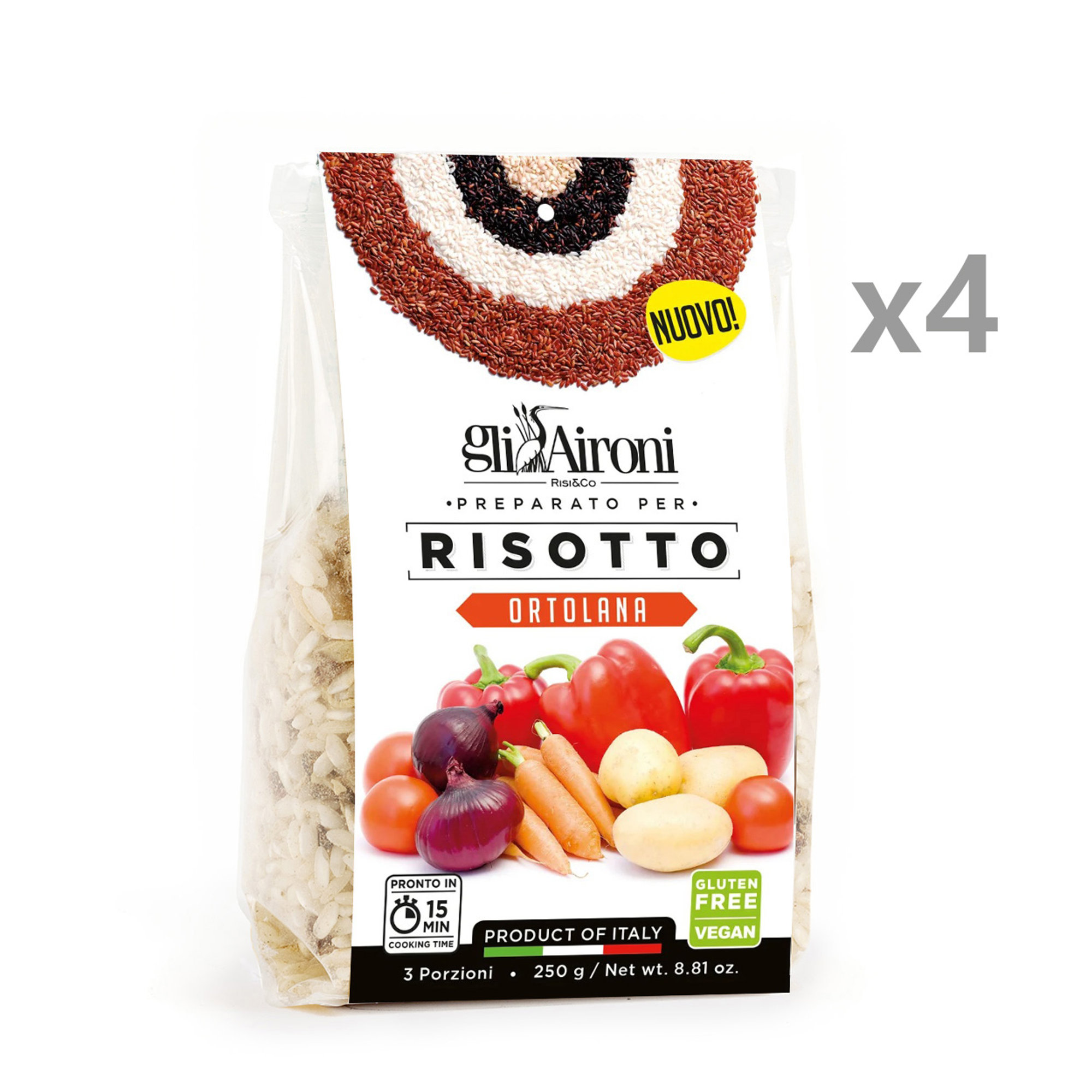 4 cf. risotto ortolana 250 g Gli Aironi vista0