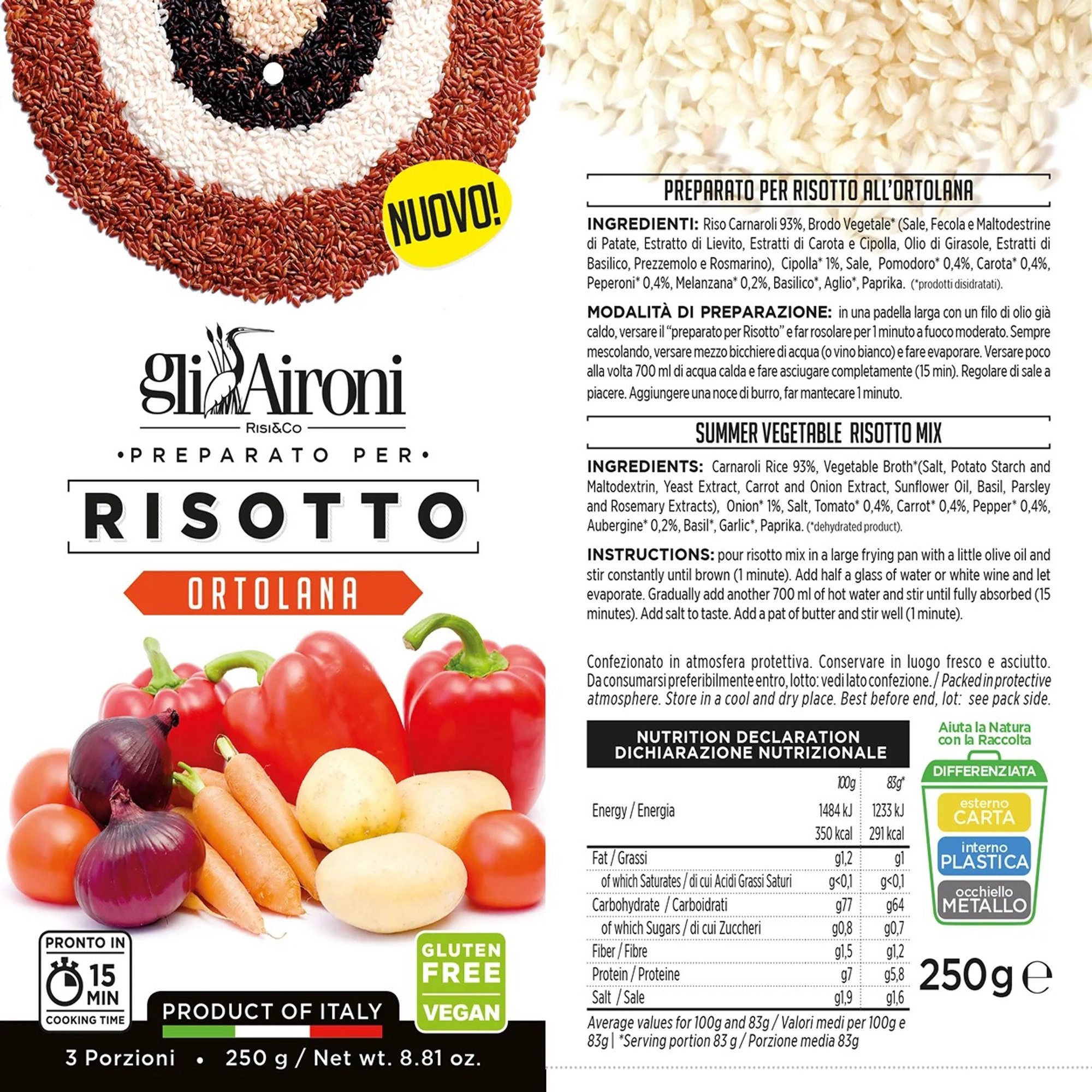 2 cf. risotto ortolana - 2 cf. risotto barbabietola rossa Gli Aironi vista2