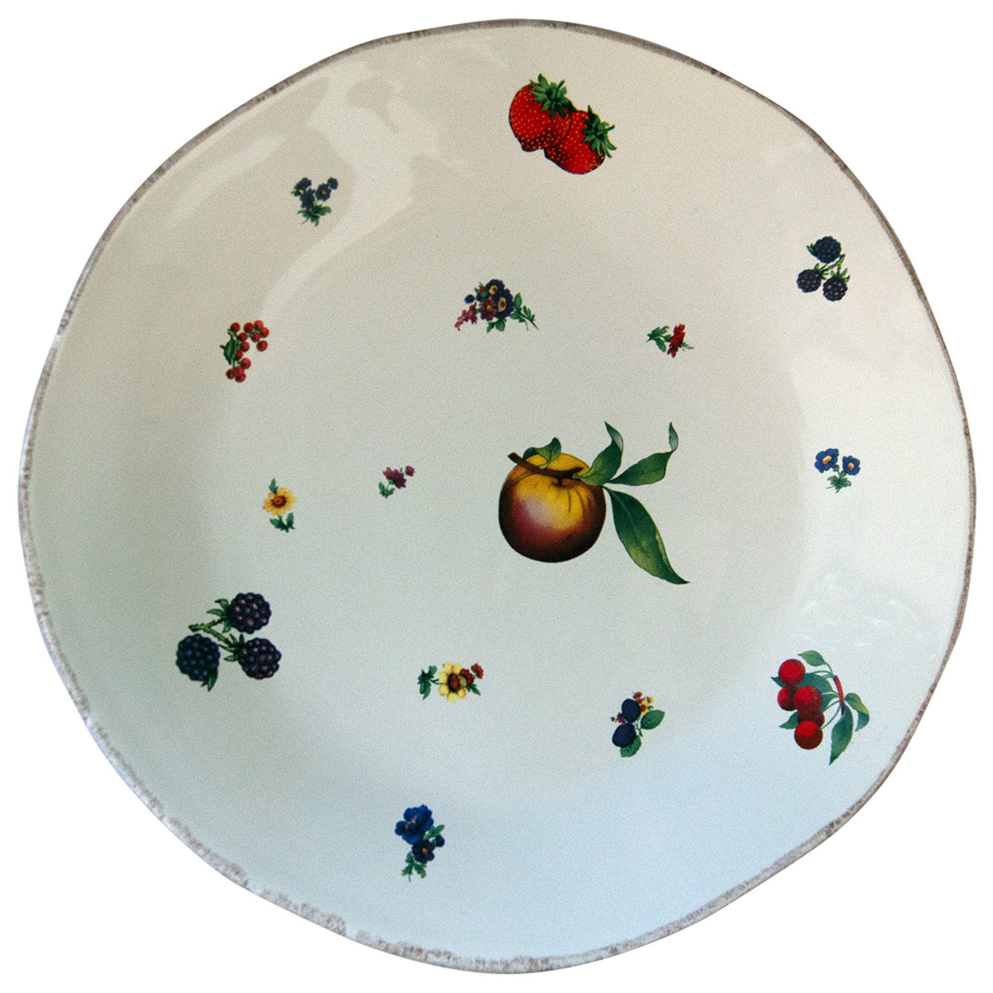 Set da 2 FRUTTINO piatto piano 29 cm, ceramica Arcucci vista1
