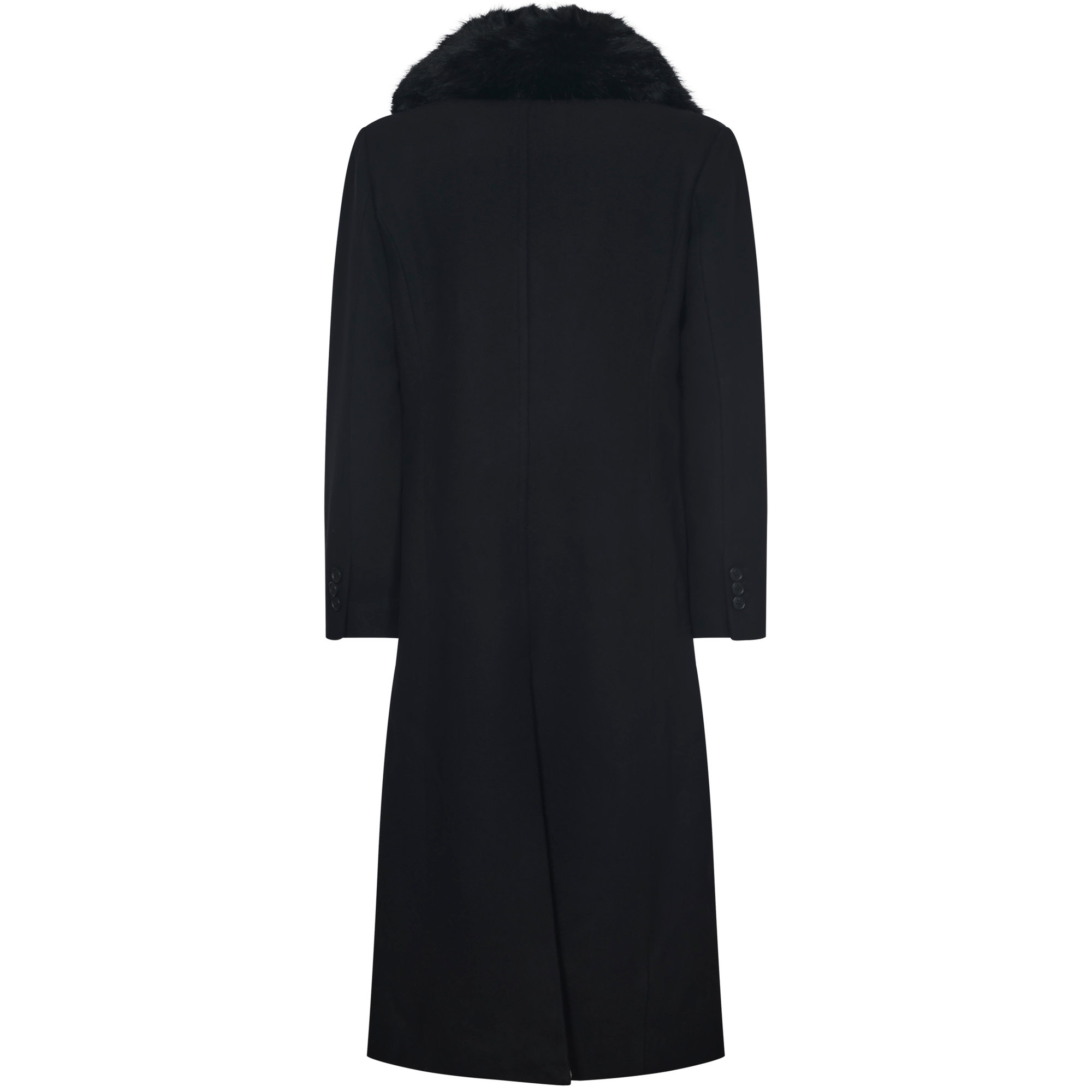 Wool Boyfriend Coat w fx Fur Collar Michael Kors vista1