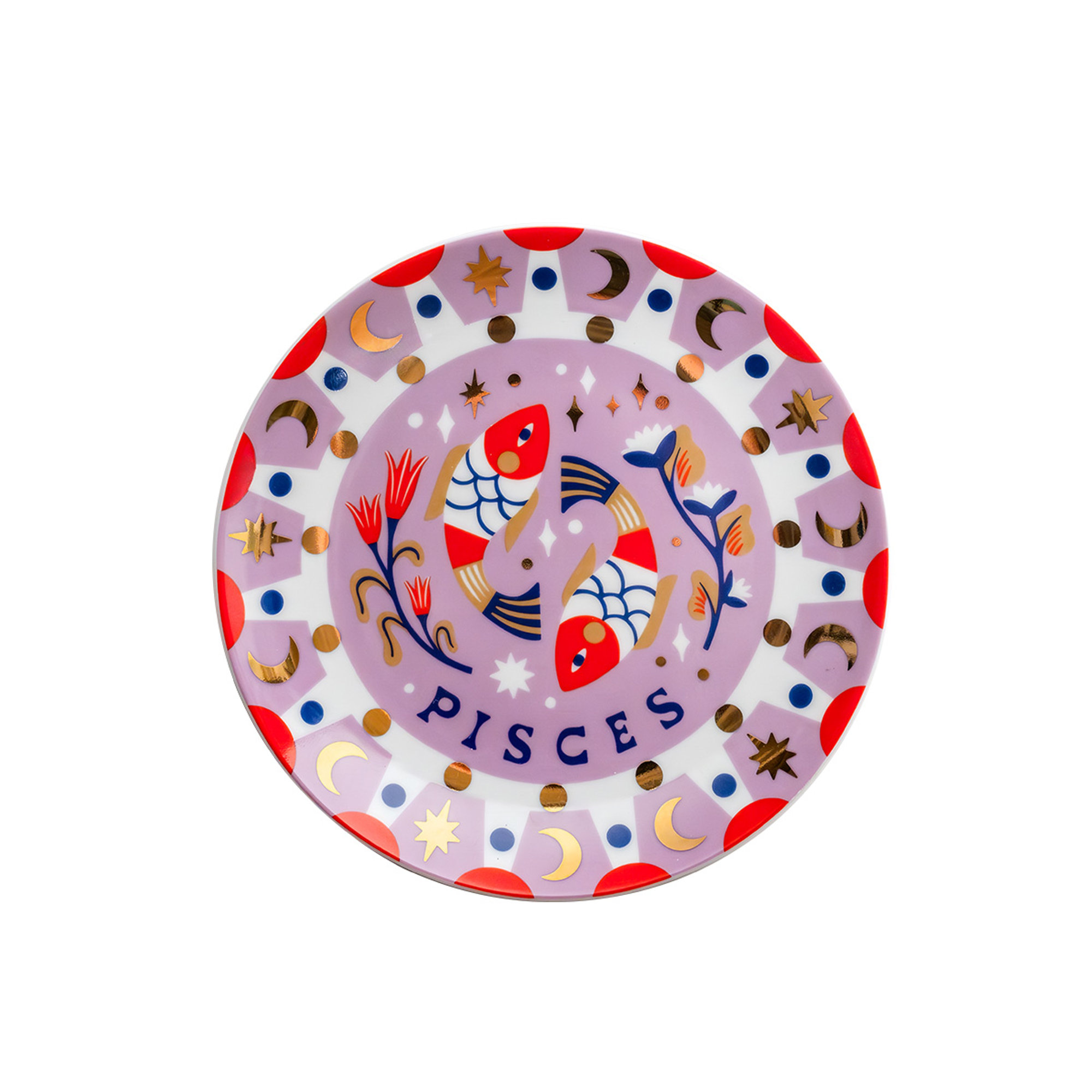 Assiette ø 16,5 cm Poissons Ast00010 Bitossi Home vista0