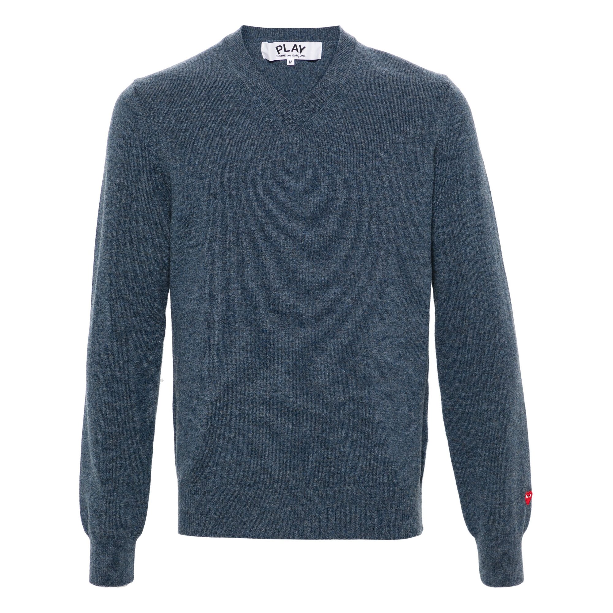 Sweater Small Red Emblem Knit Axn090051 Comme des Garçons Play vista0