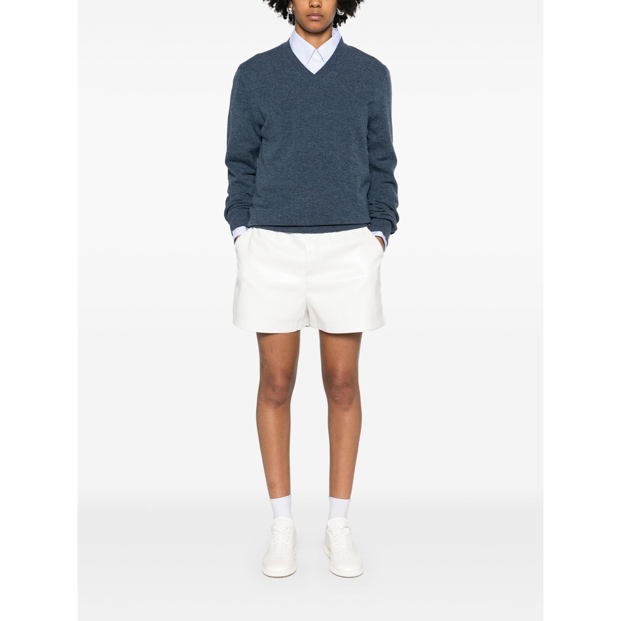 Sweater Small Red Emblem Knit Axn090051 Comme des Garçons Play vista1