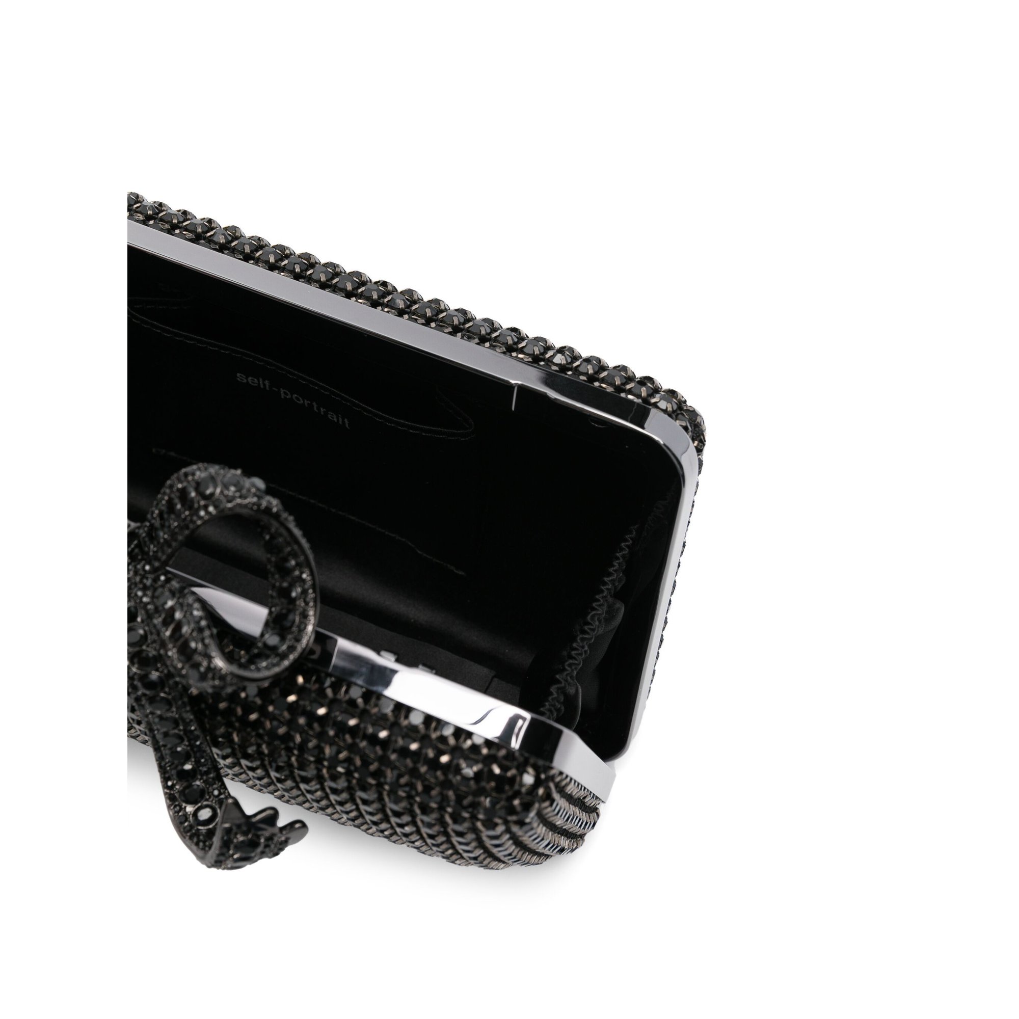 Caja de Cristal Negro Clutch Rs25306b SELF-PORTRAIT vista3