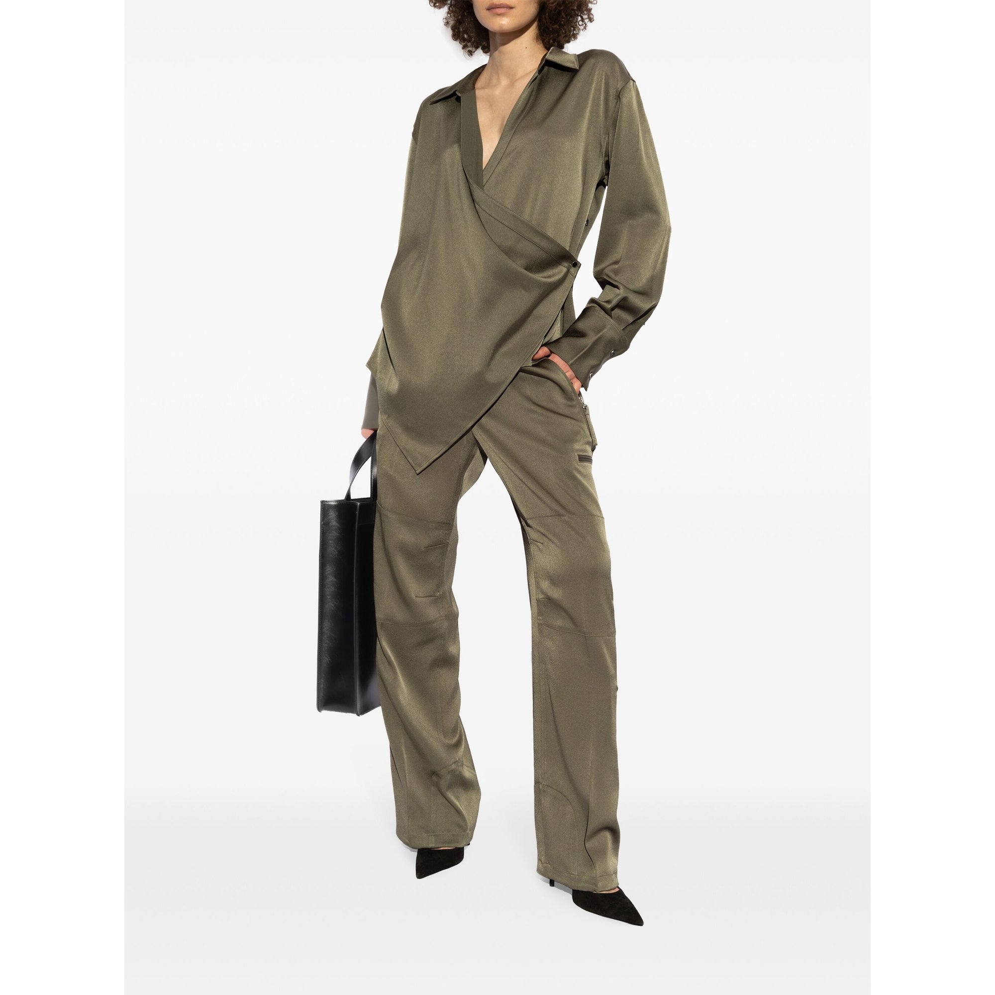 Wrap Relax Shirt.flu O09hw501 Helmut Lang vista1