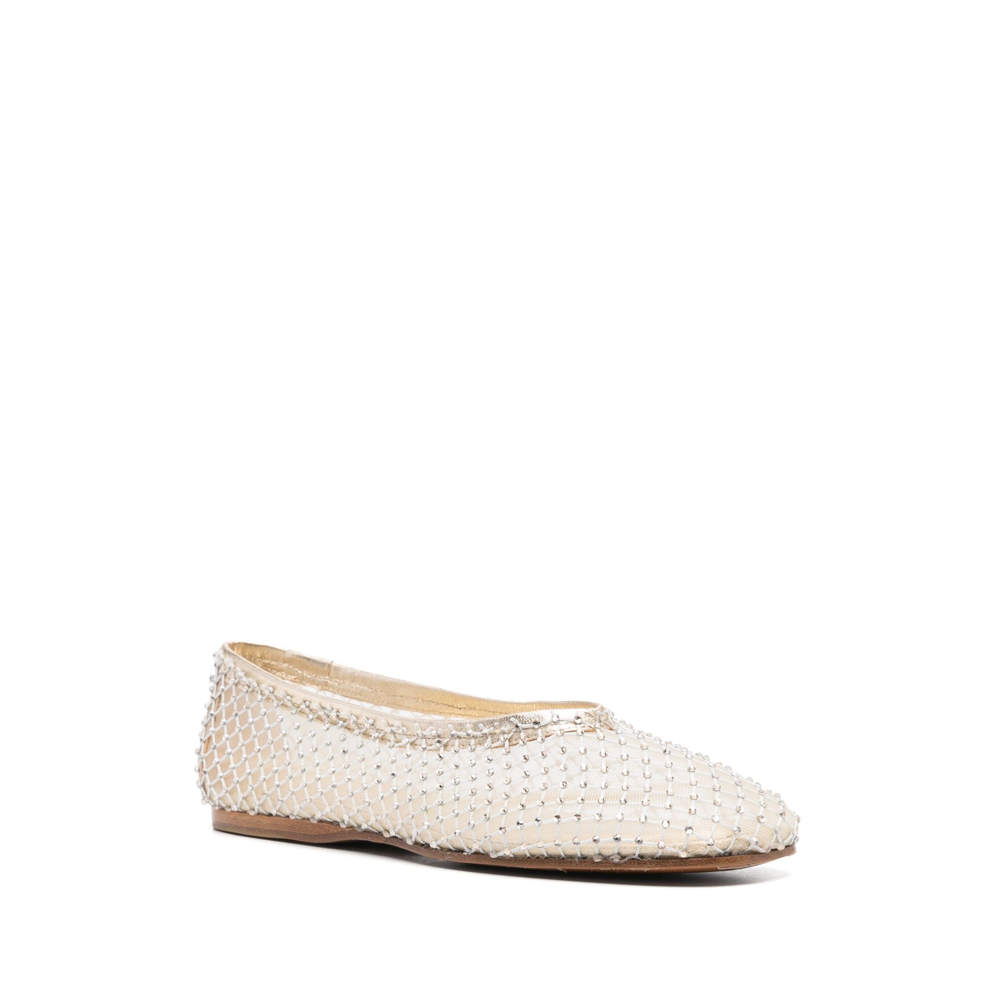 Scarpe Ballerina in Rete con Strass 13694myshoes Forte_Forte  vista1