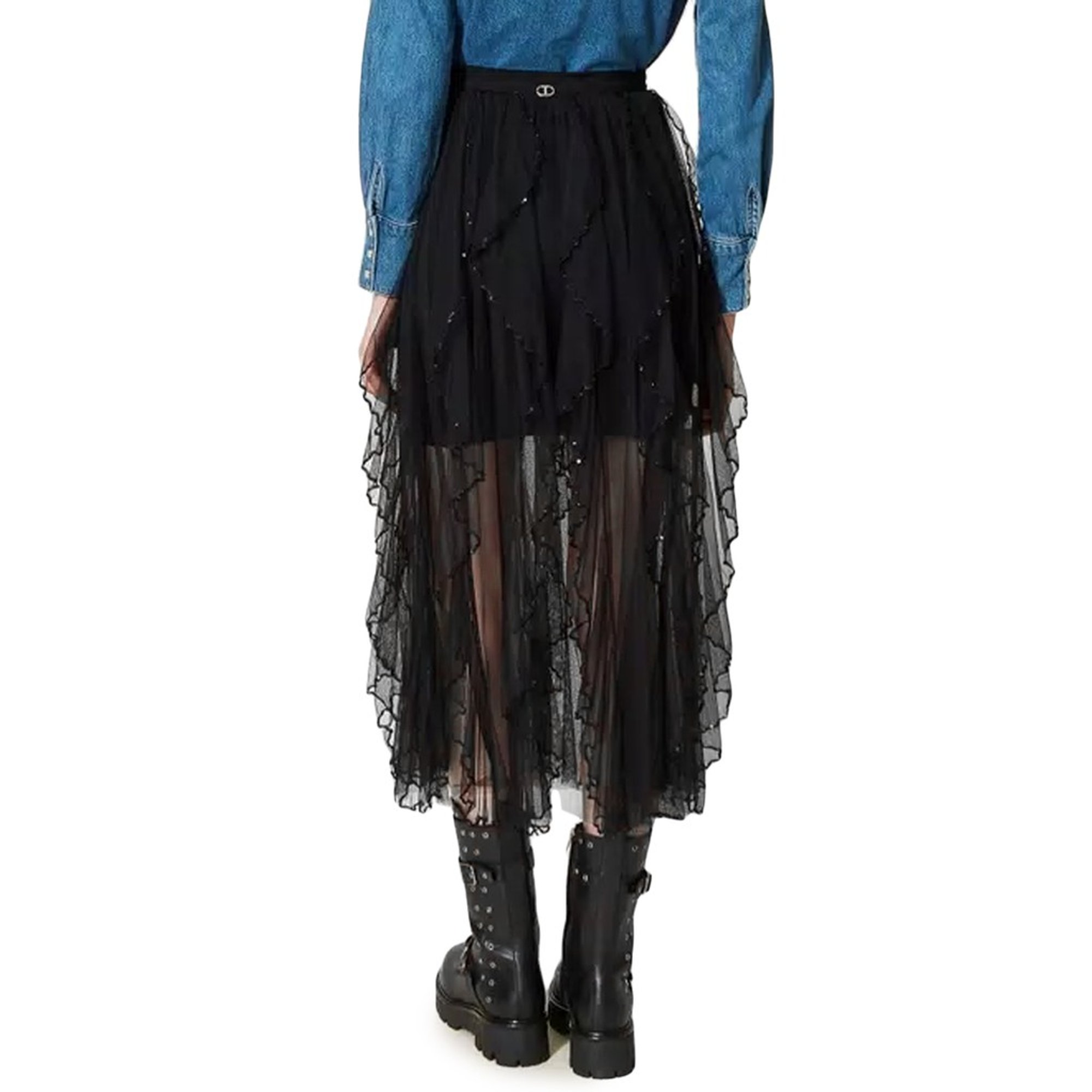 Gonna Black Women Twinset vista2