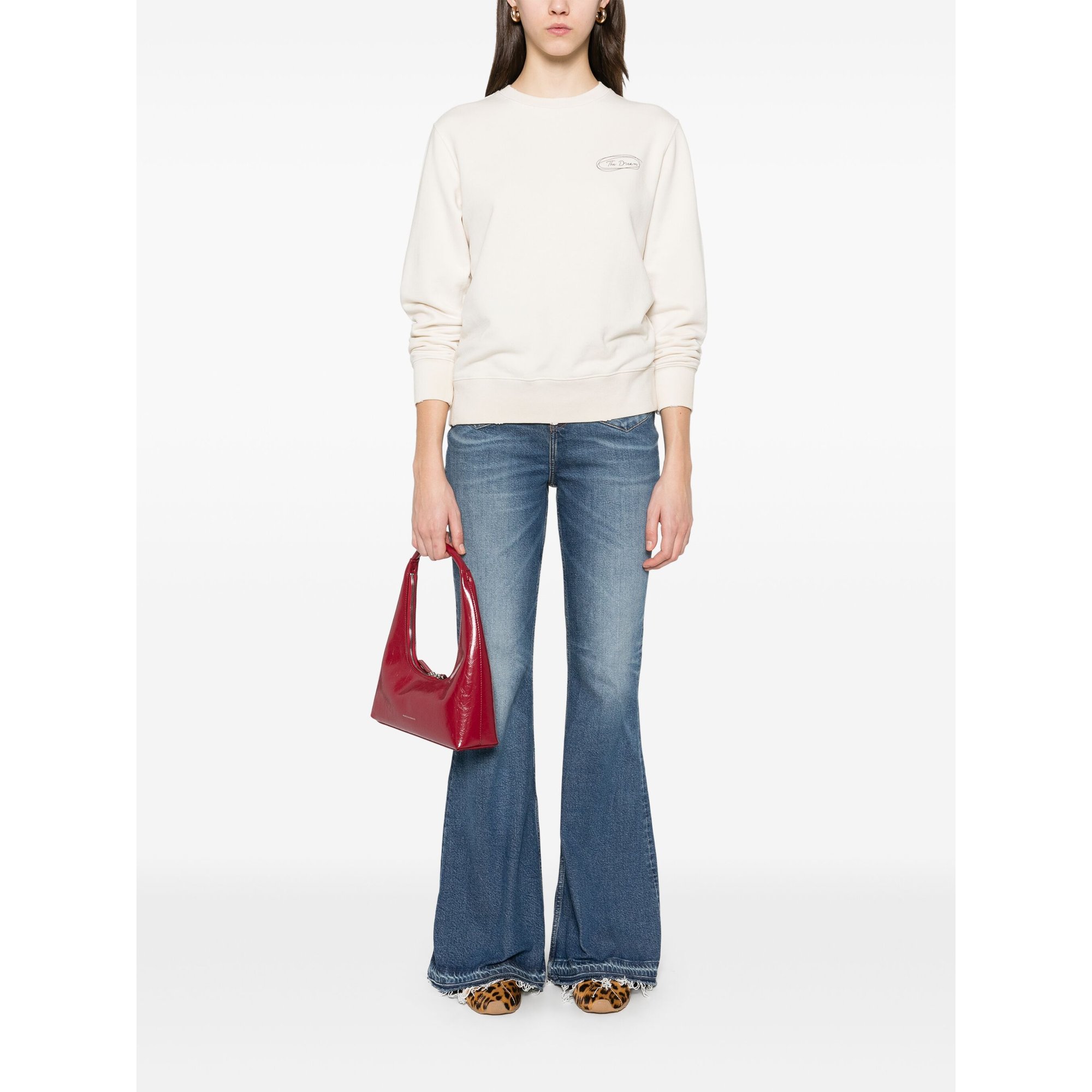 Felpa Girocollo Journey W Gwp01223p00189411421 GOLDEN GOOSE vista1