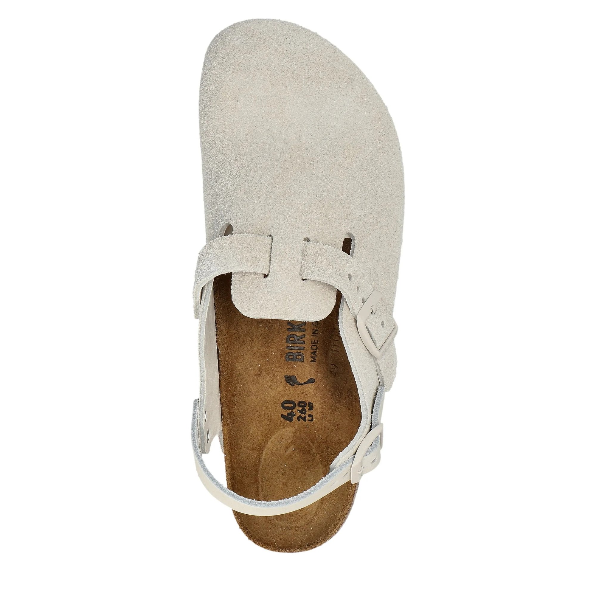 Tokio Antique White, Suede Leather 1029270 Birkenstock vista3