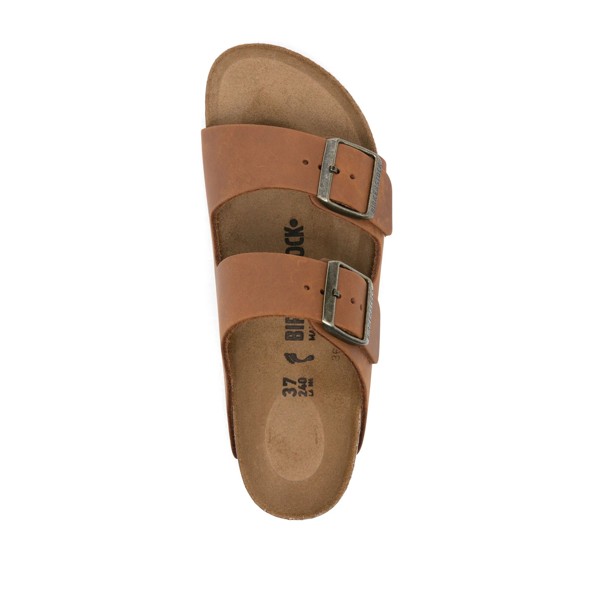 Arizona Cognac, Oiled Leather 1028401 Birkenstock vista3