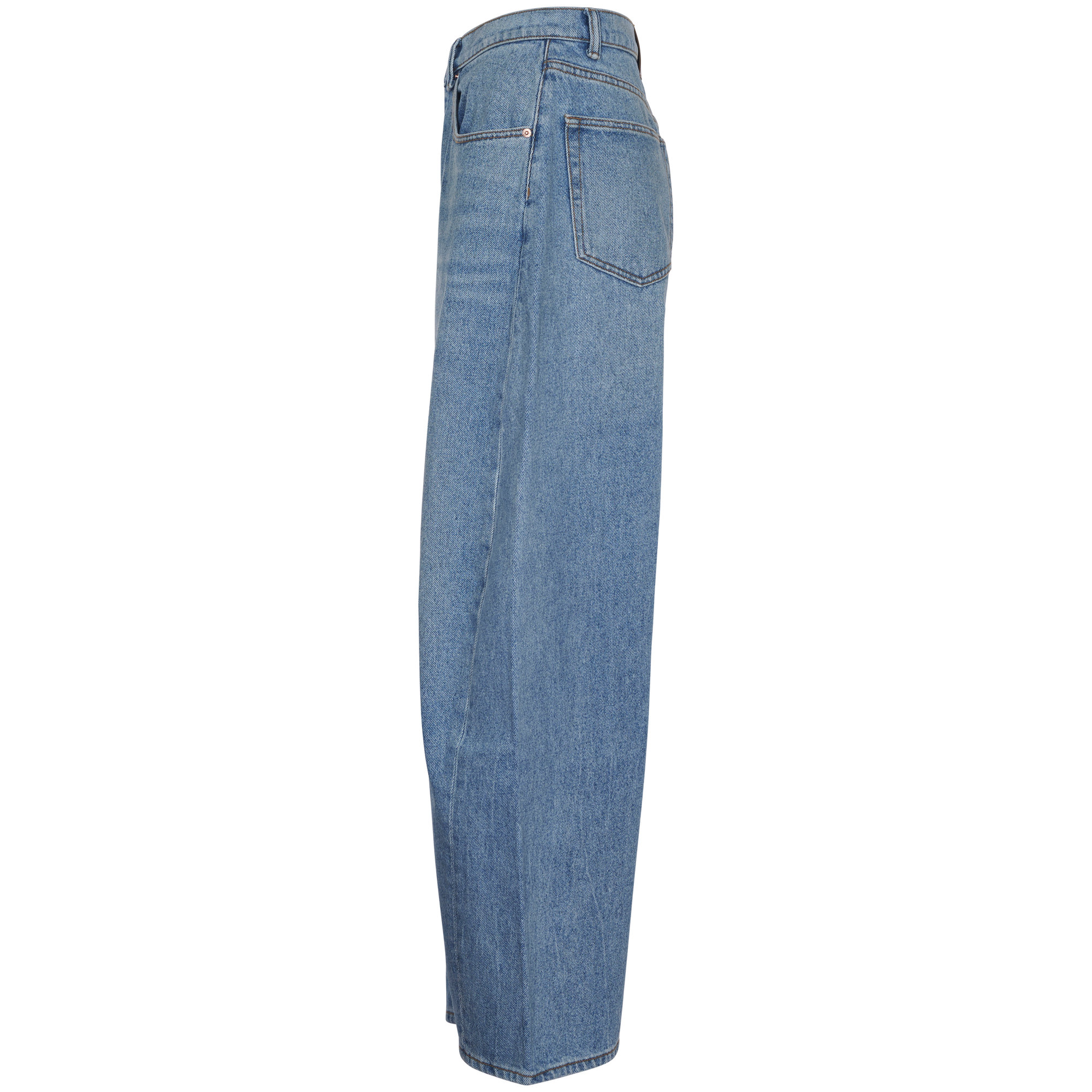 Oversized Rounded Low Rise Jean Alexander Wang vista2