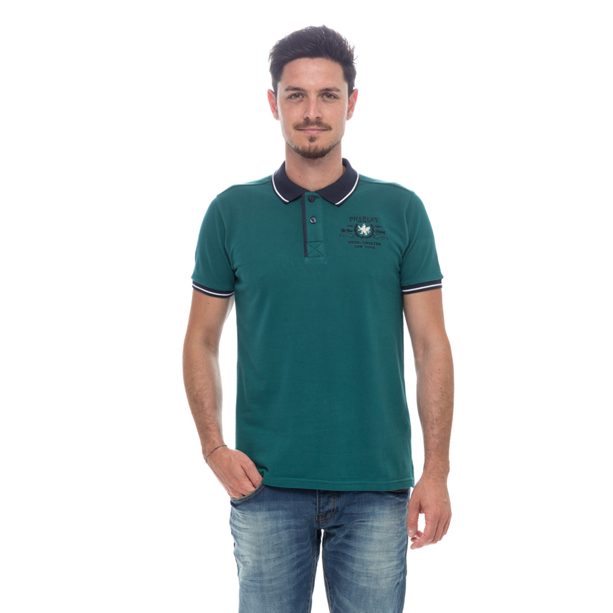 Polo Perry, verde oceano PHARLEY & FIELDS vista0