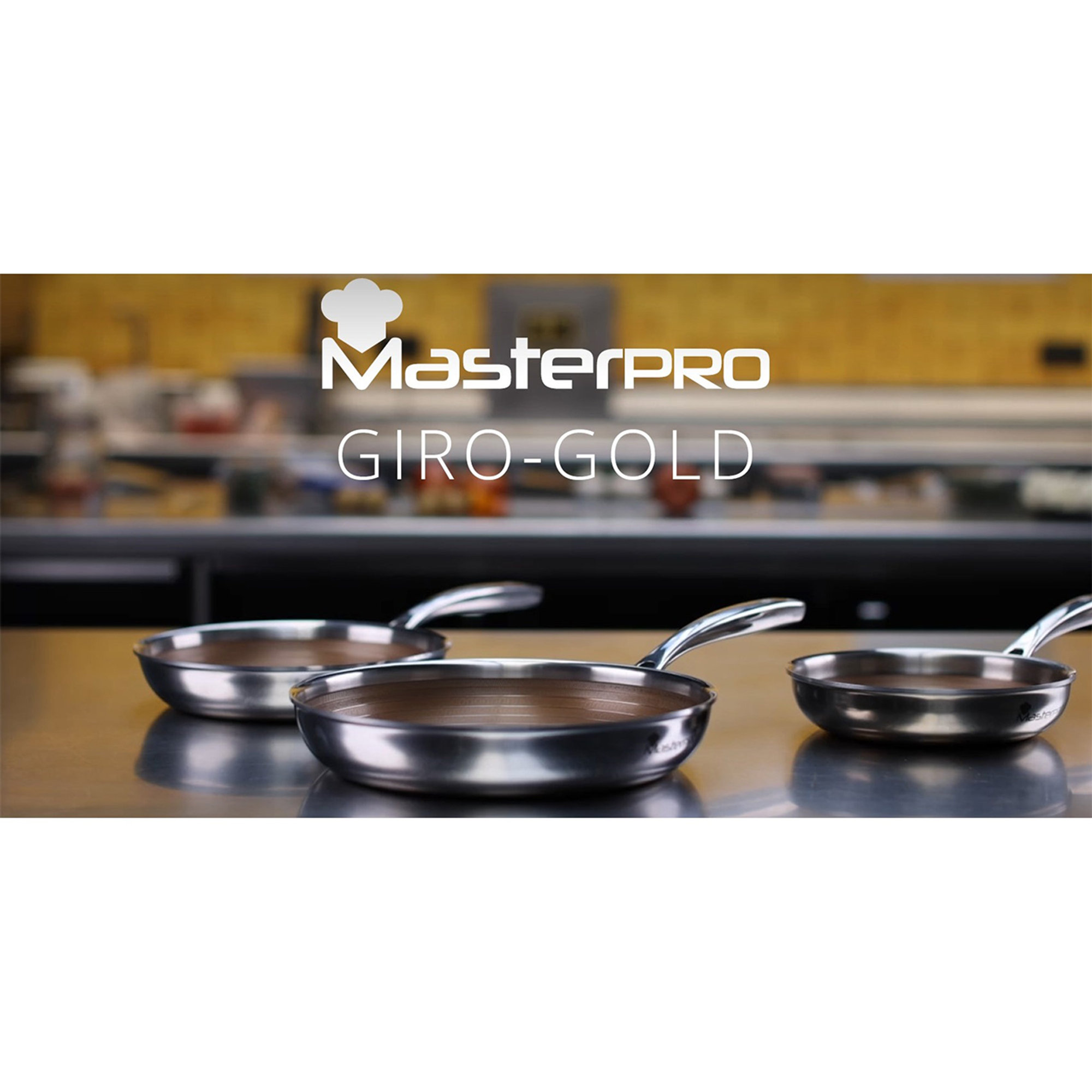 Padella ø20x4.5cm SS induzione Giro3 Gold Masterpro MASTERPRO vista3
