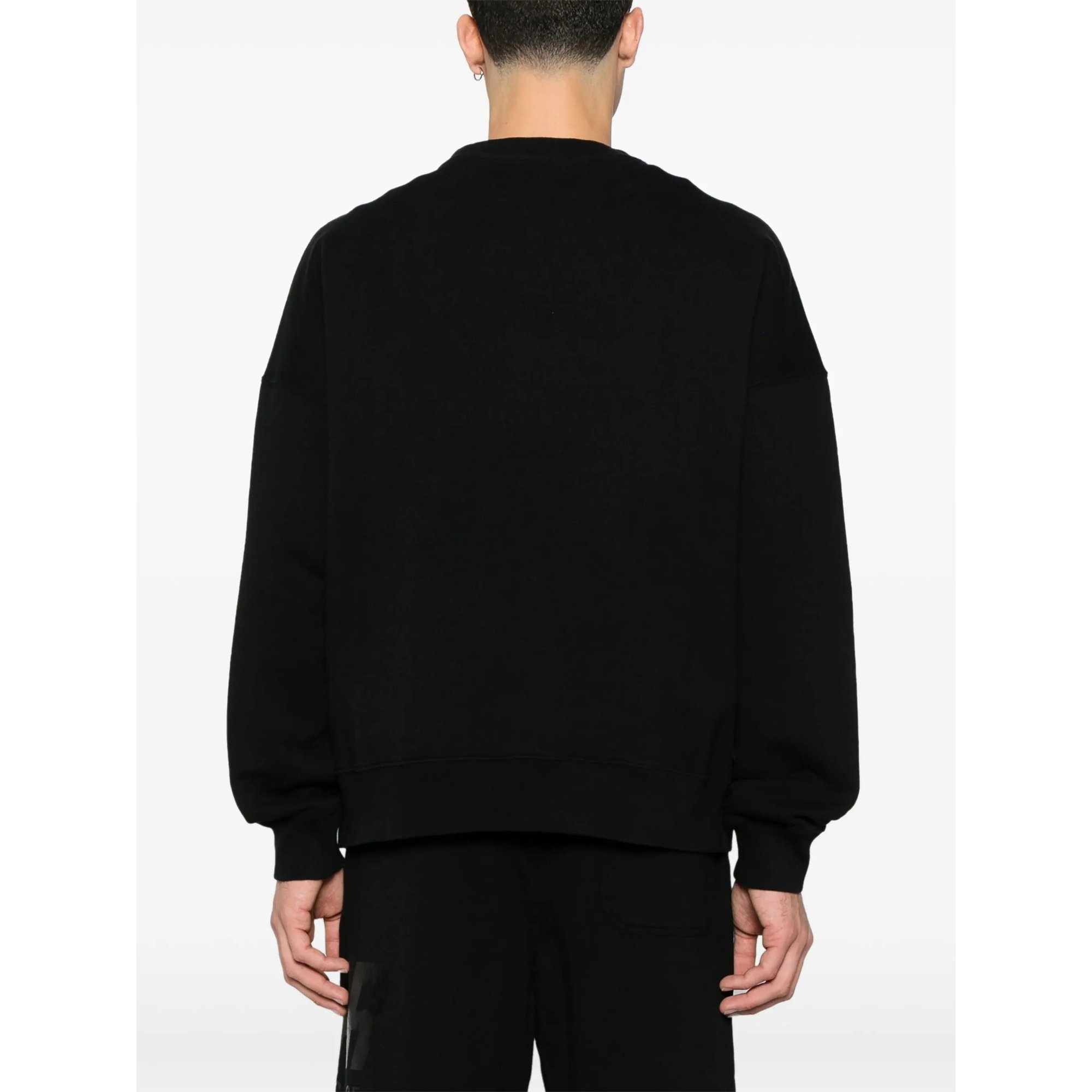 Star Unisex Boxy Crewneck Sweatshirt Gup01992p00180390100 GOLDEN GOOSE vista3