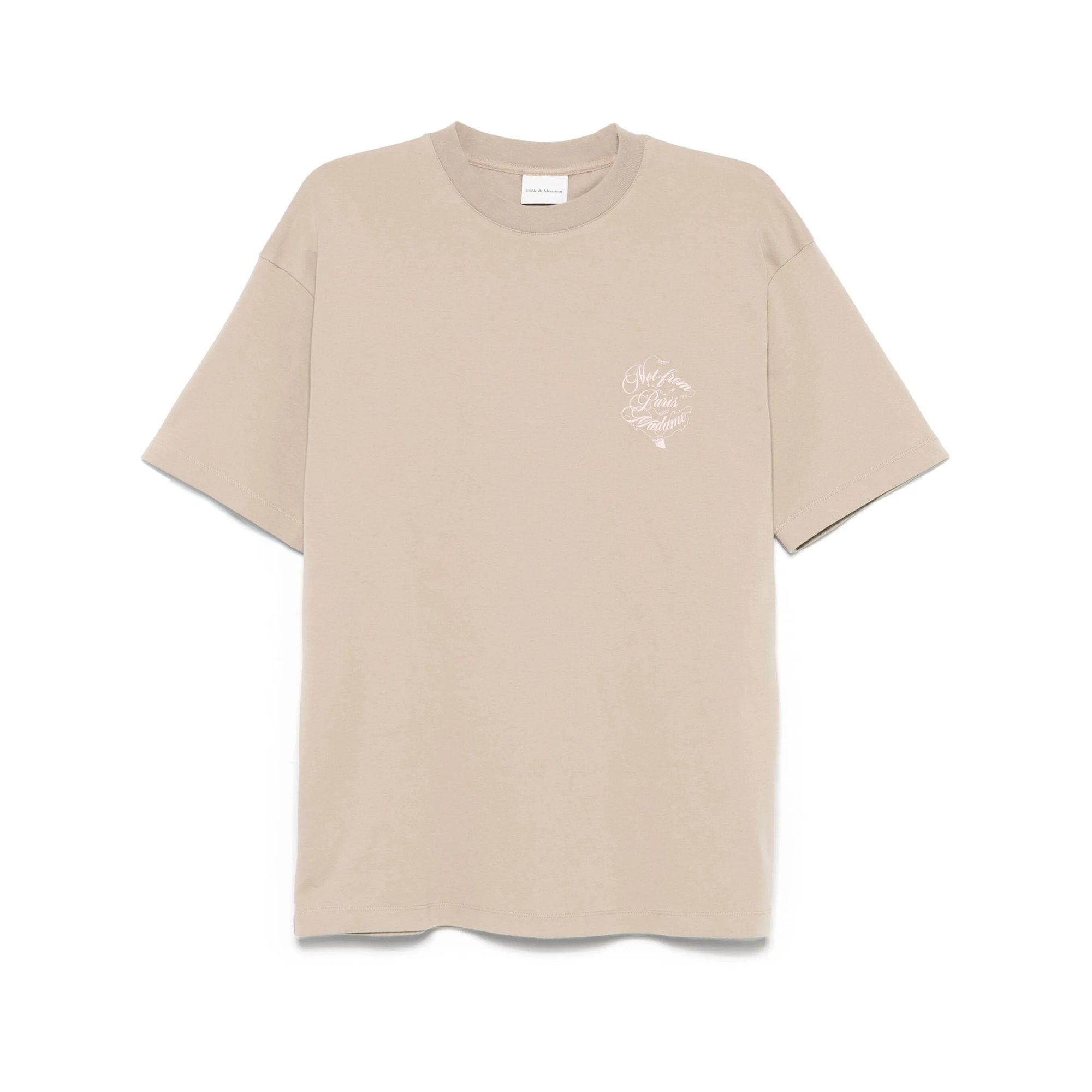 le Tshirt Slogan Vignes Fts226co002bg Drole De Monsieur vista0