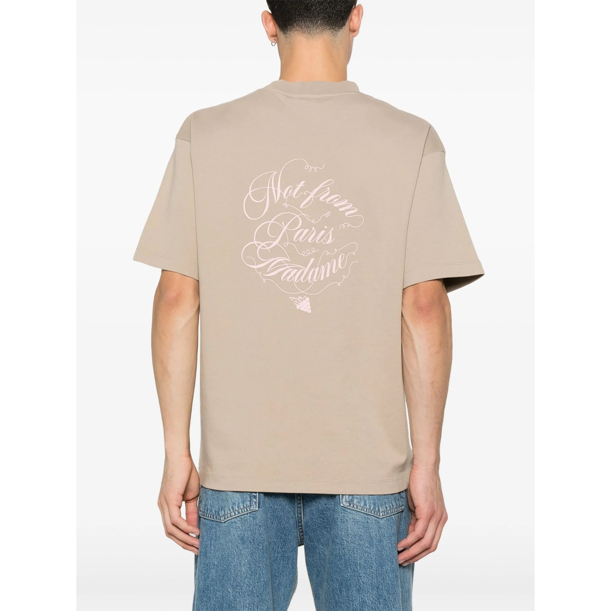 le Tshirt Slogan Vignes Fts226co002bg Drole De Monsieur vista2