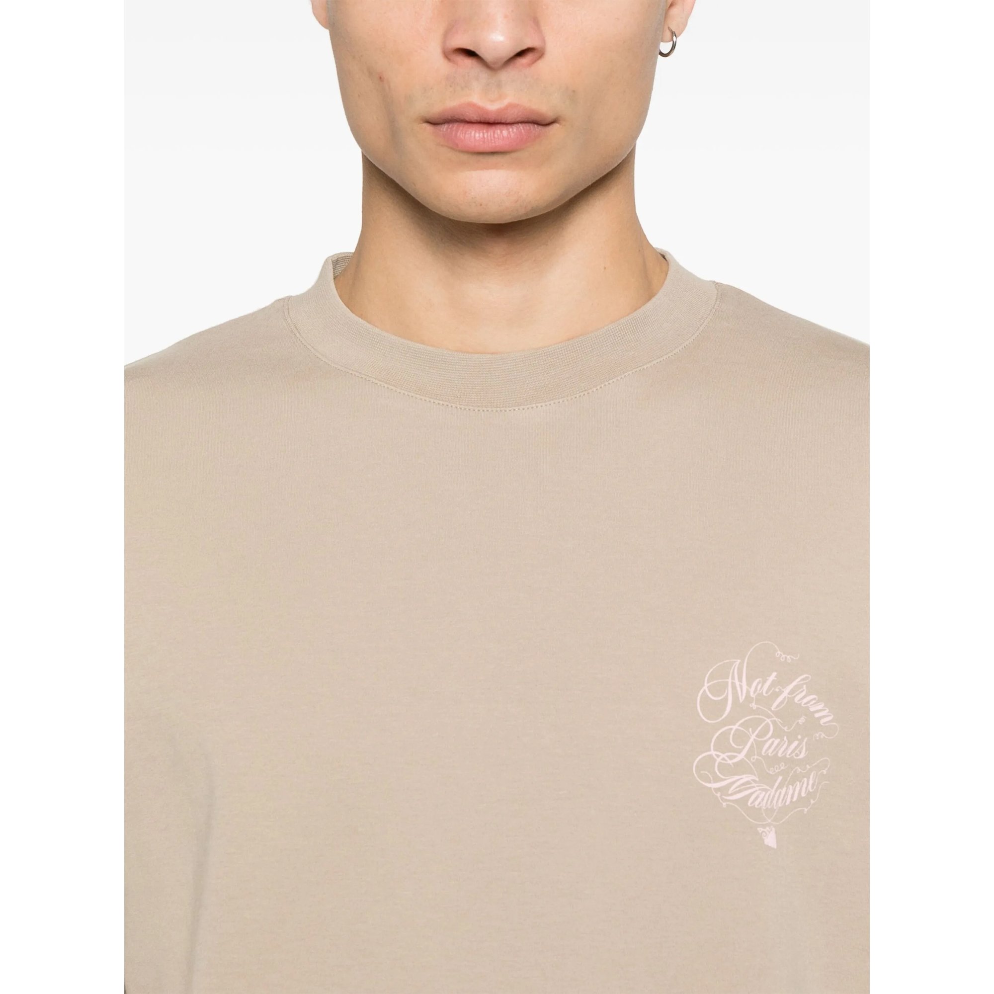 le Tshirt Slogan Vignes Fts226co002bg Drole De Monsieur vista3