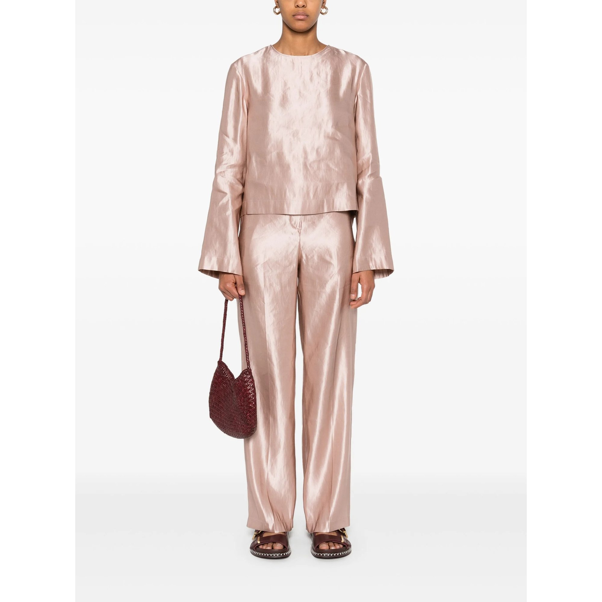 Tailored Trousers Sally Loulou Studio vista1