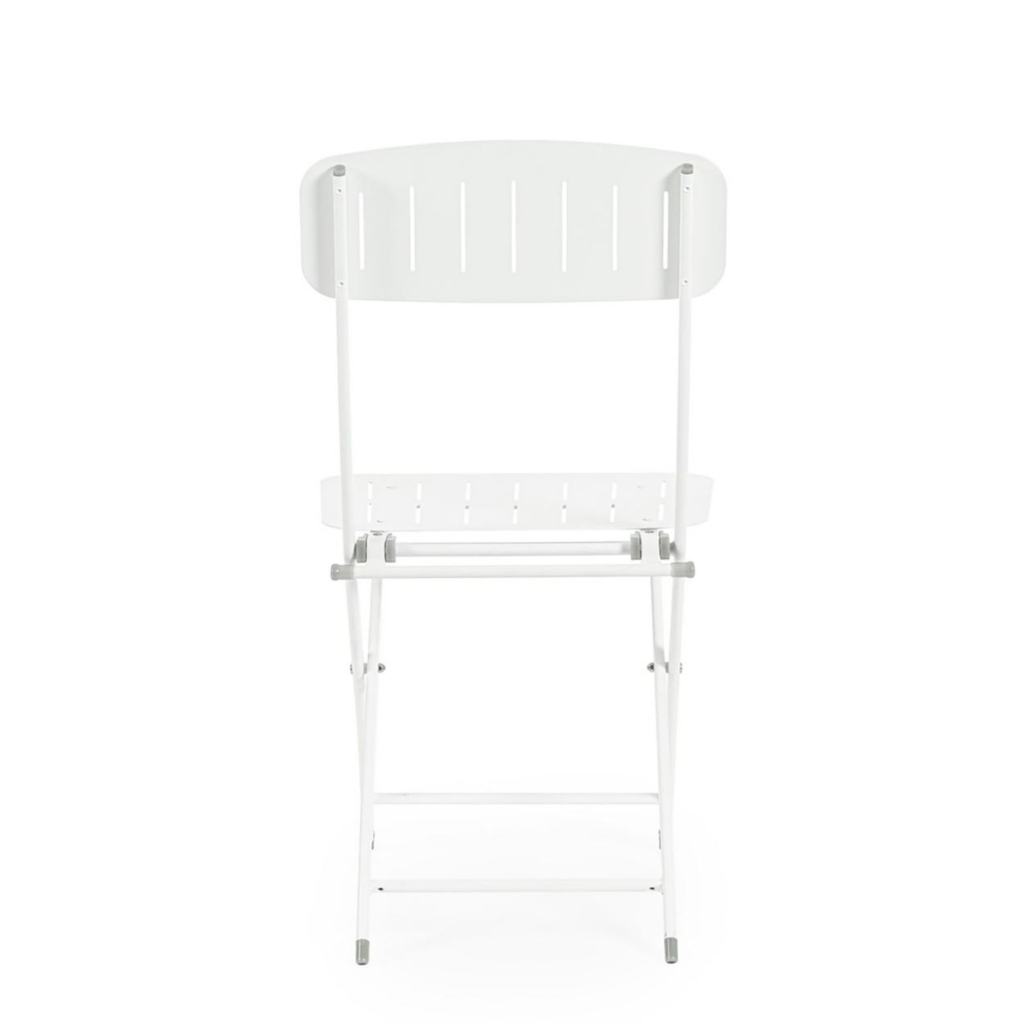 Ensemble de 2 chaises pliantes Yvonne blanc Bizzotto outdoor vista3