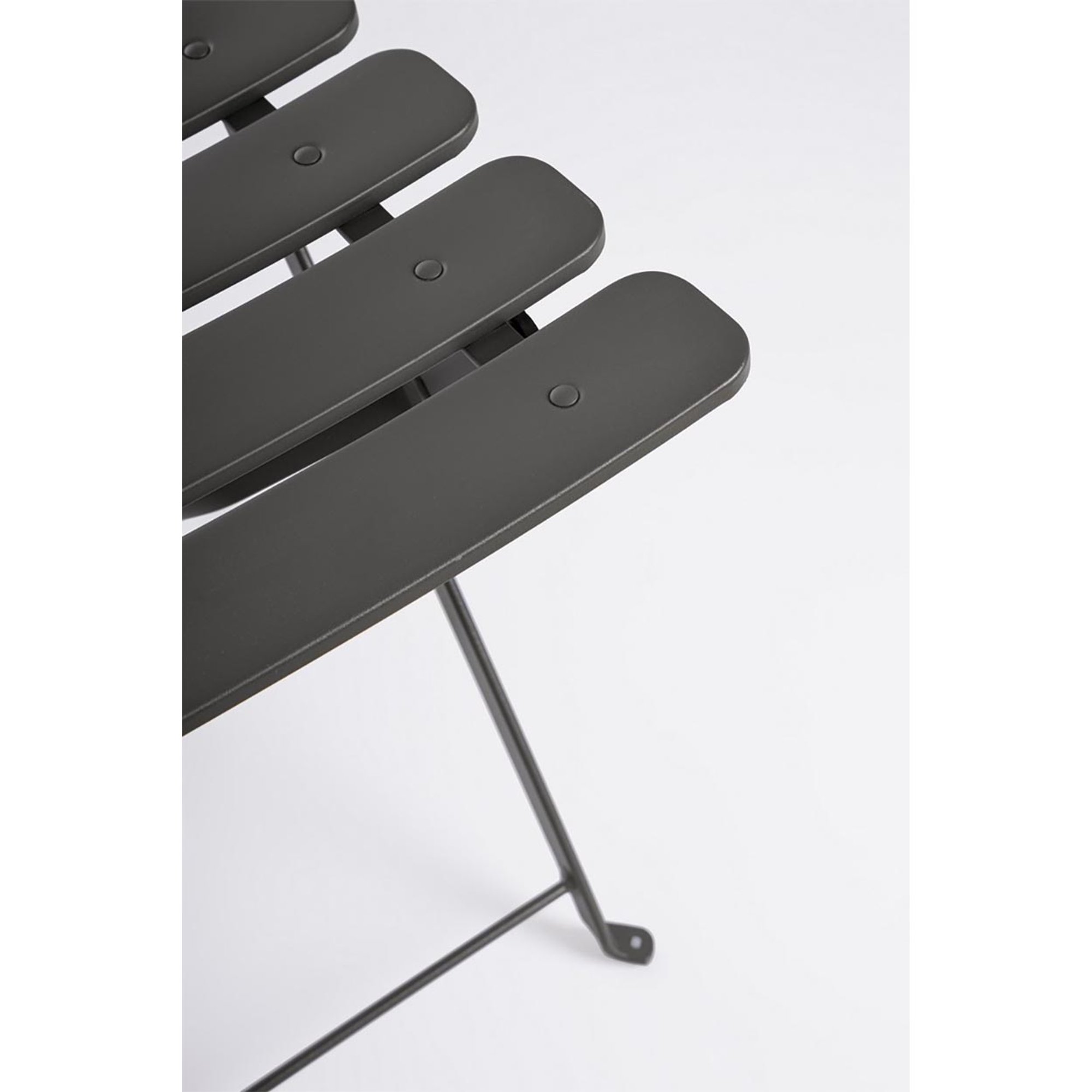 Set da 2 sedie pieghevoli Yasmin antracite Bizzotto outdoor vista8