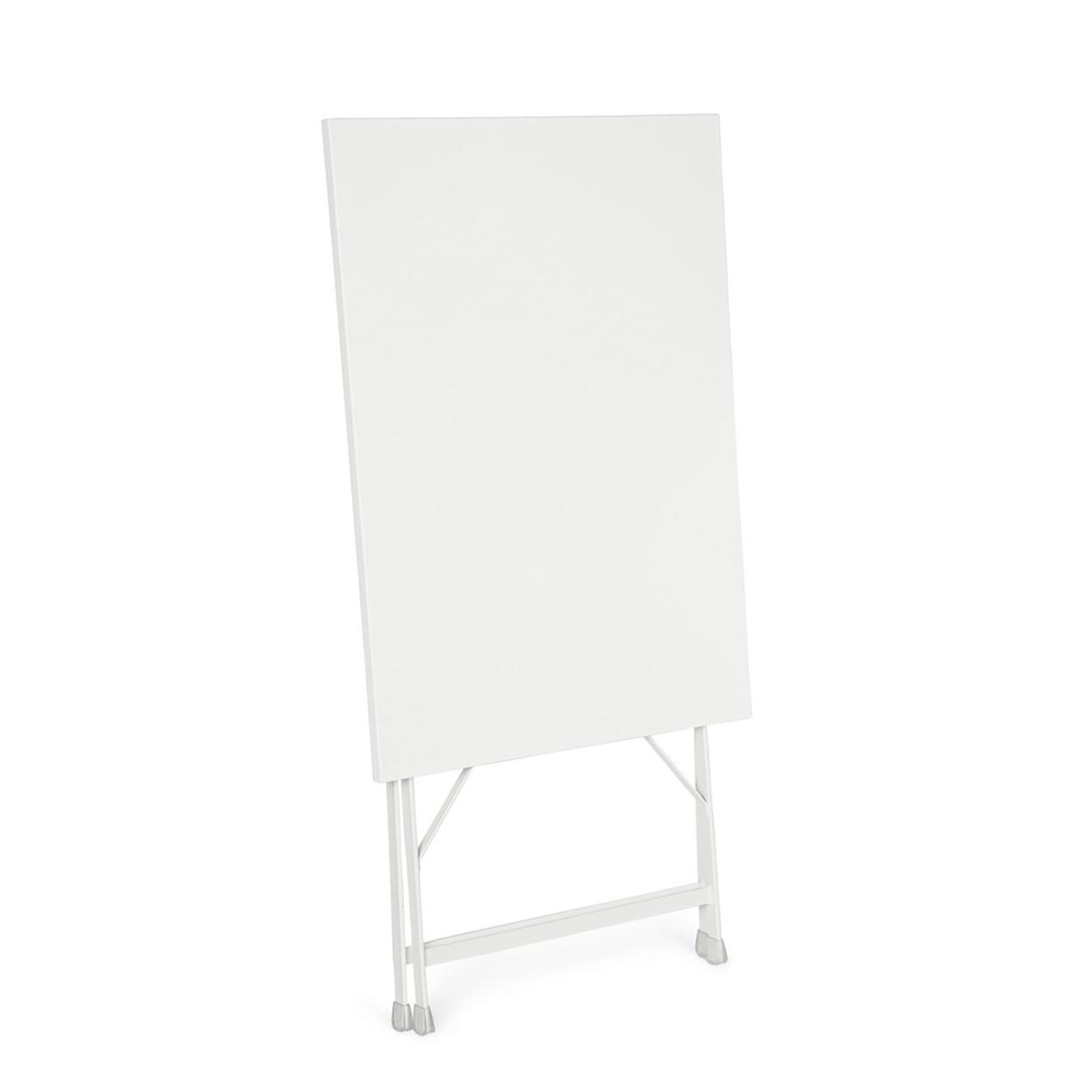 Foldbart rektangulært bord Yasmin 50x70 hvid Bizzotto outdoor vista4