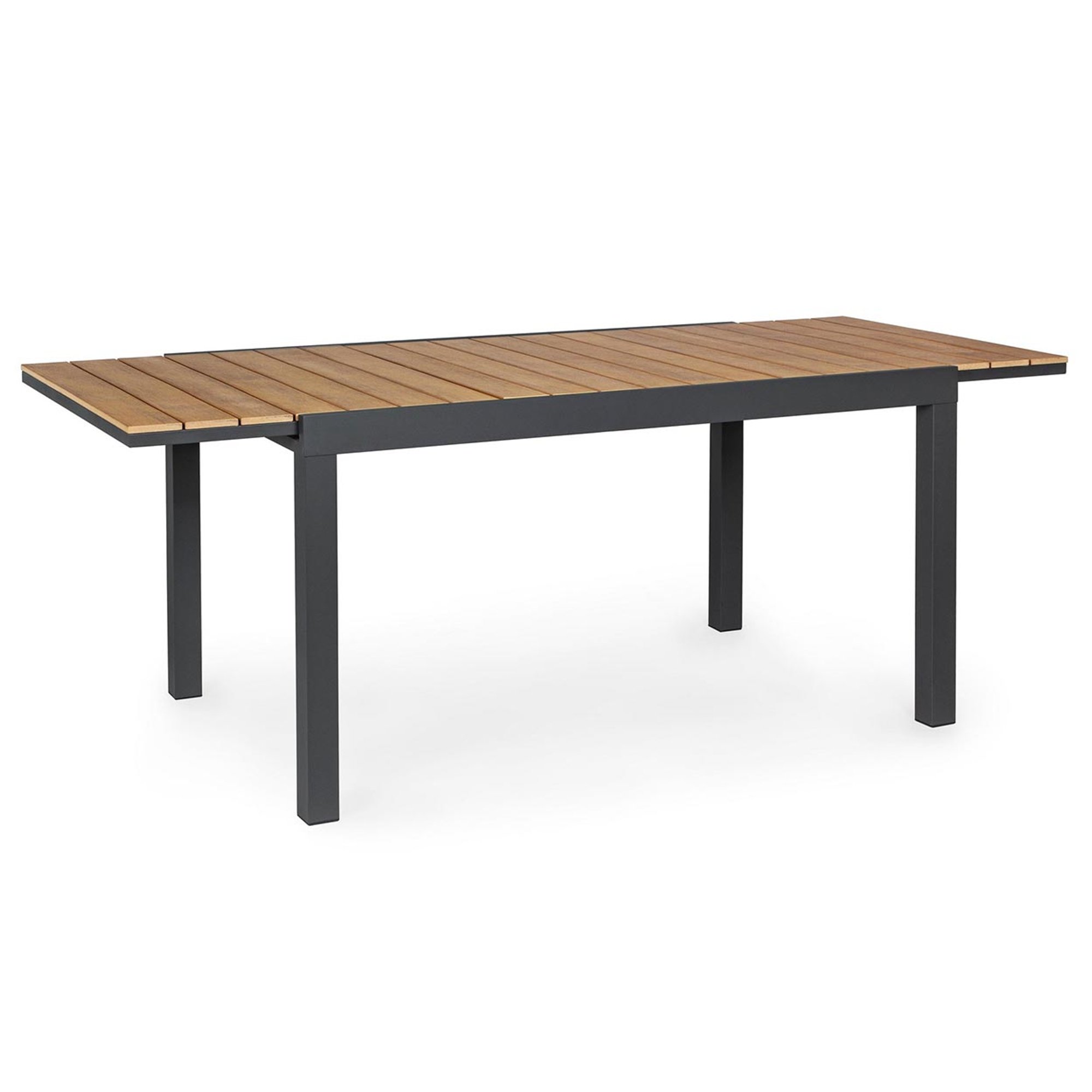 Tavolo allungabile Elias 140-200x90 antracite sj61 Bizzotto outdoor vista0