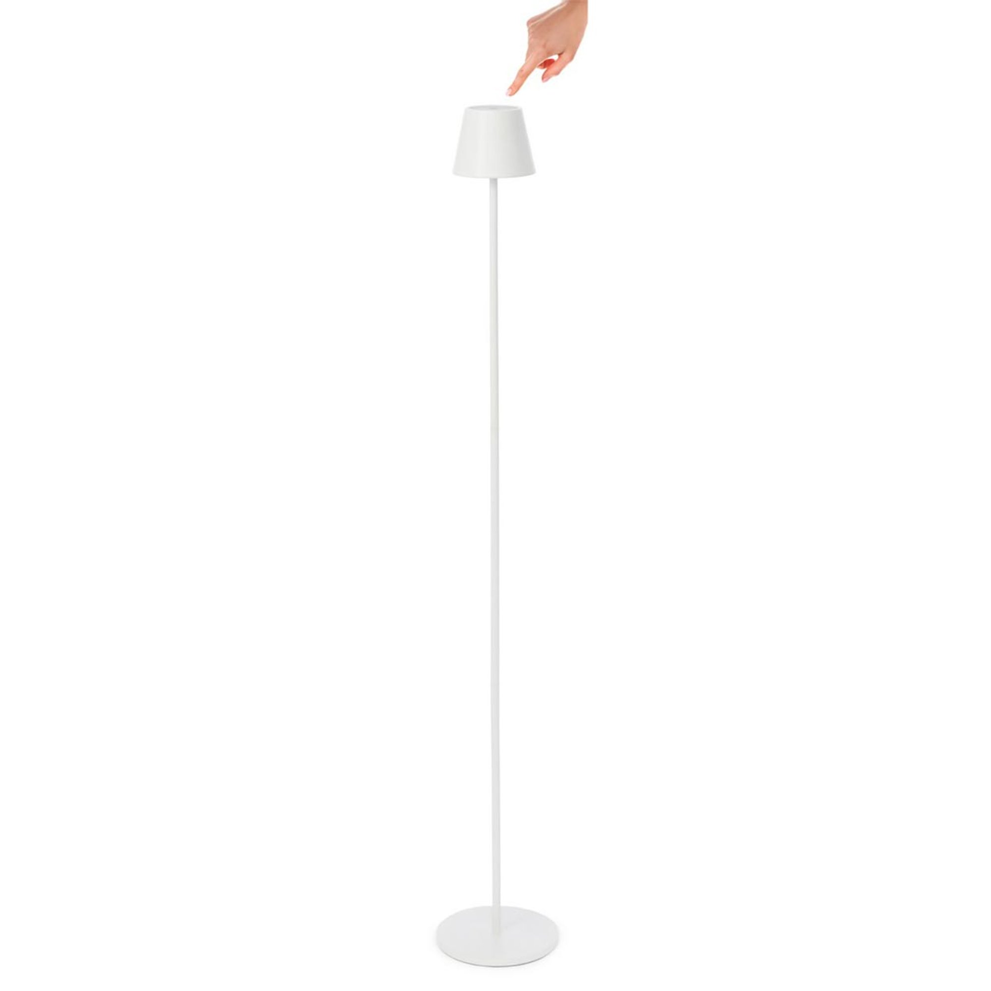 Piantana led Etna bianco h115 Bizzotto outdoor vista1