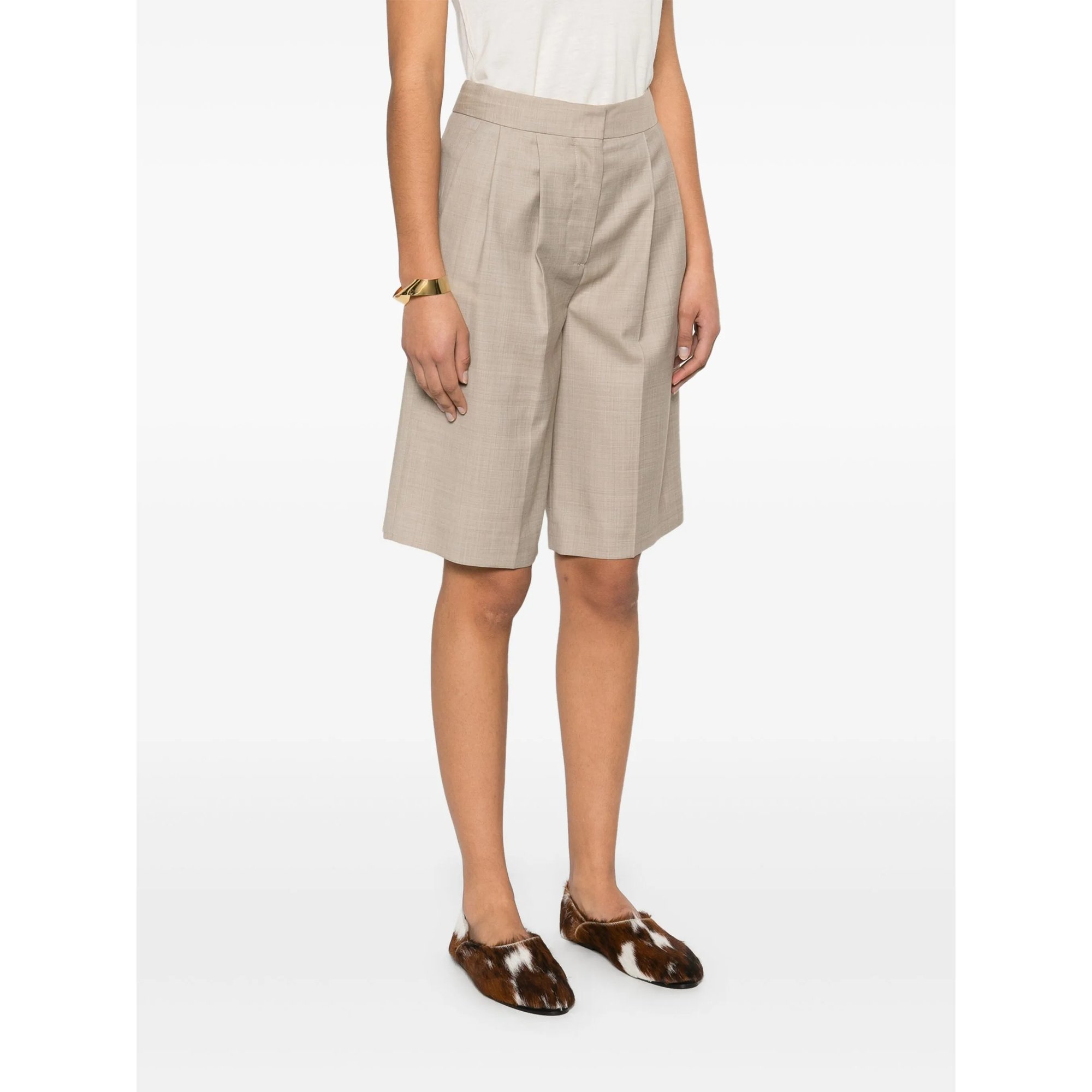 Tailored Bermuda Shorts Soan Loulou Studio vista2
