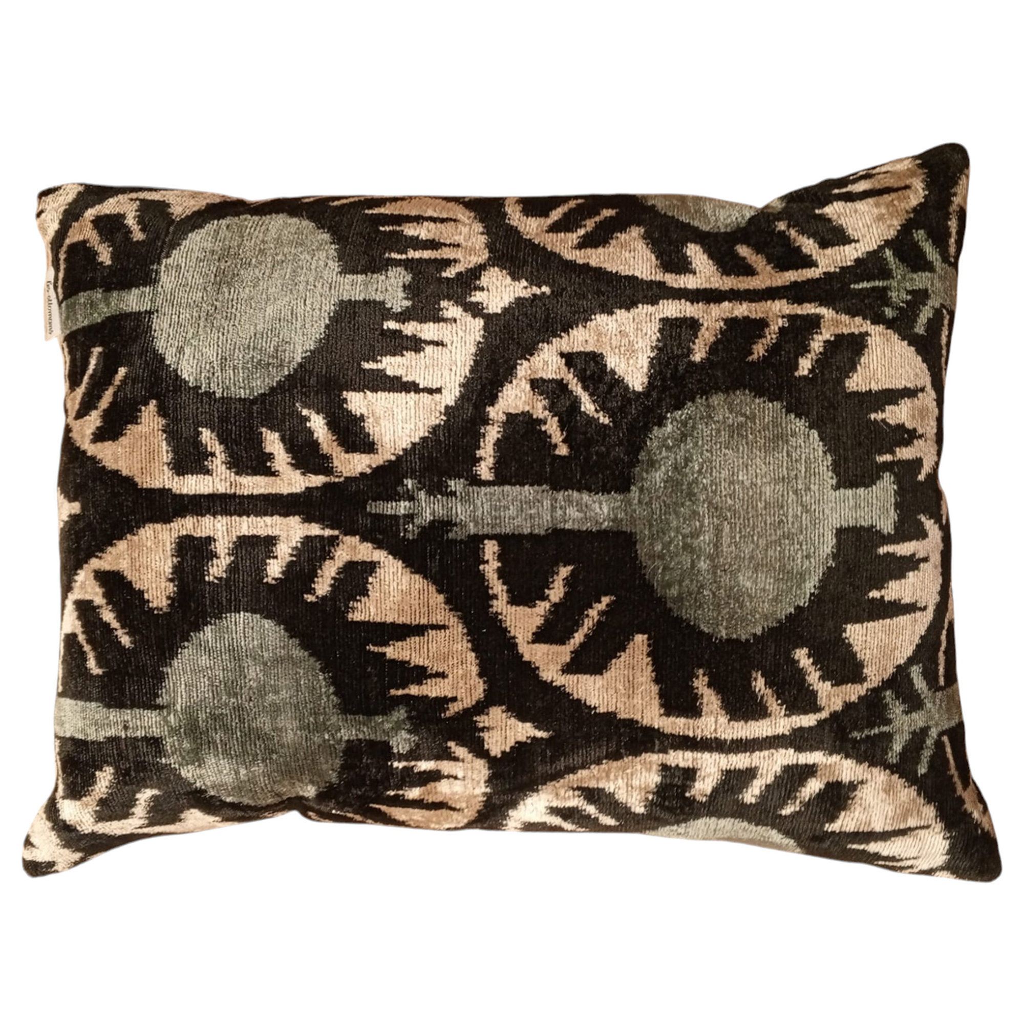 Coussin en Velours de Soie (un côté) V74540x50s Les-Ottomans vista0
