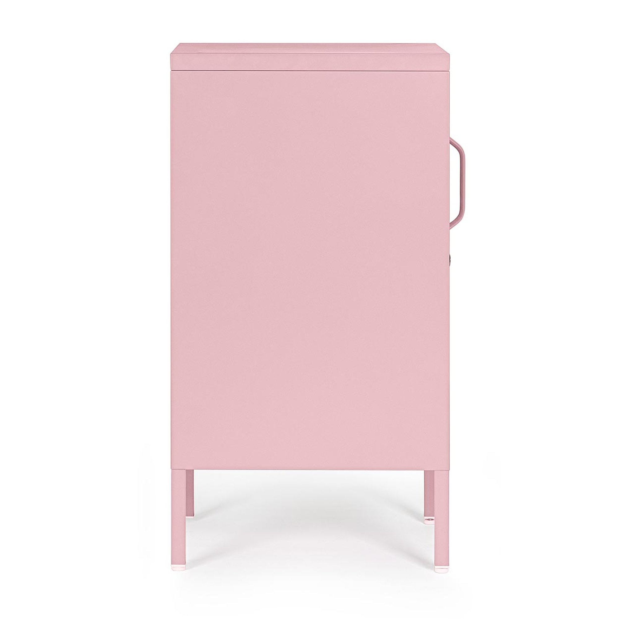 Pastel pink Cambridge 1-door nightstand Bizzotto vista4