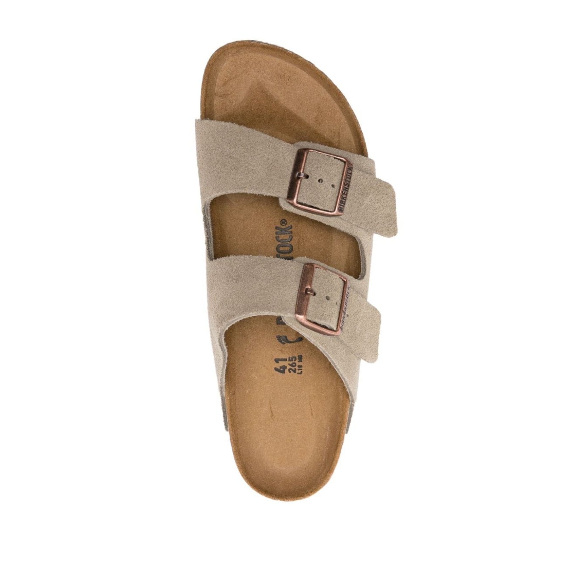 Arizona Taupe, Suede Leather 051463 Birkenstock vista3