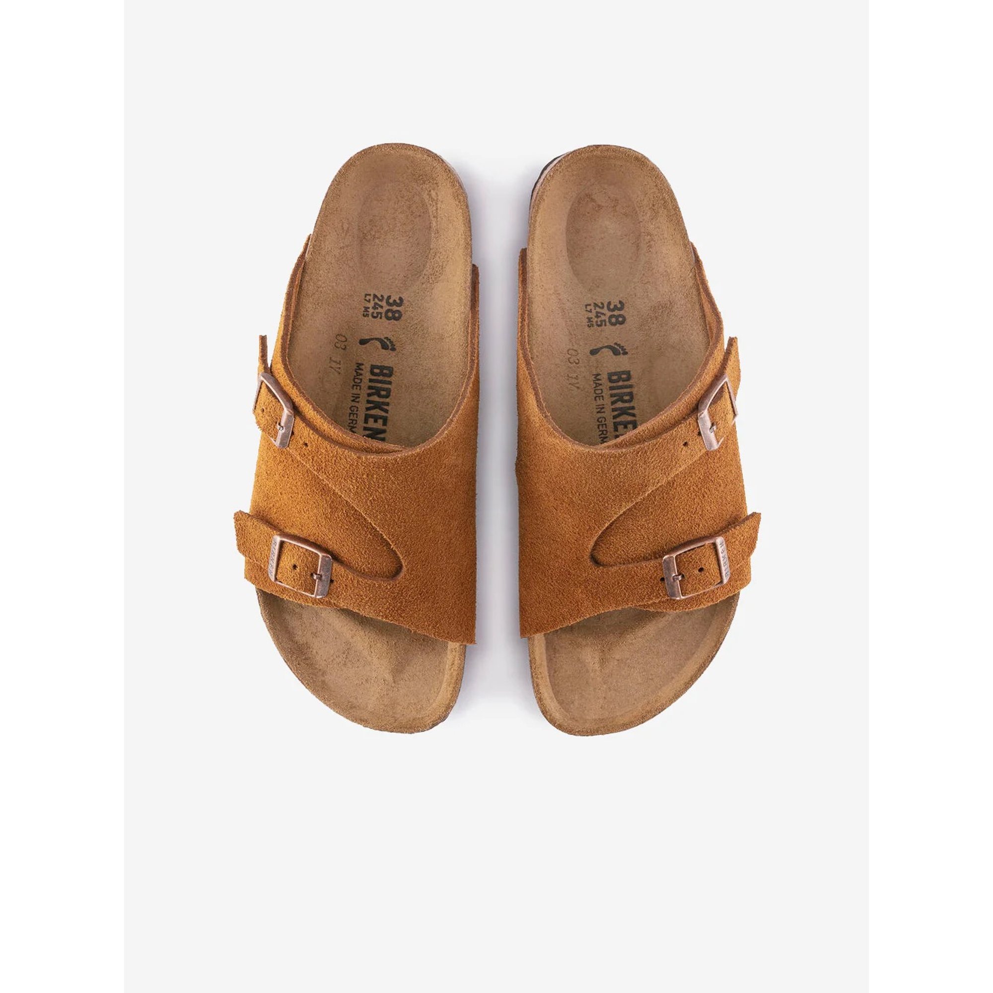 Zürich Mink, Suede Leather 1023891 Birkenstock vista1