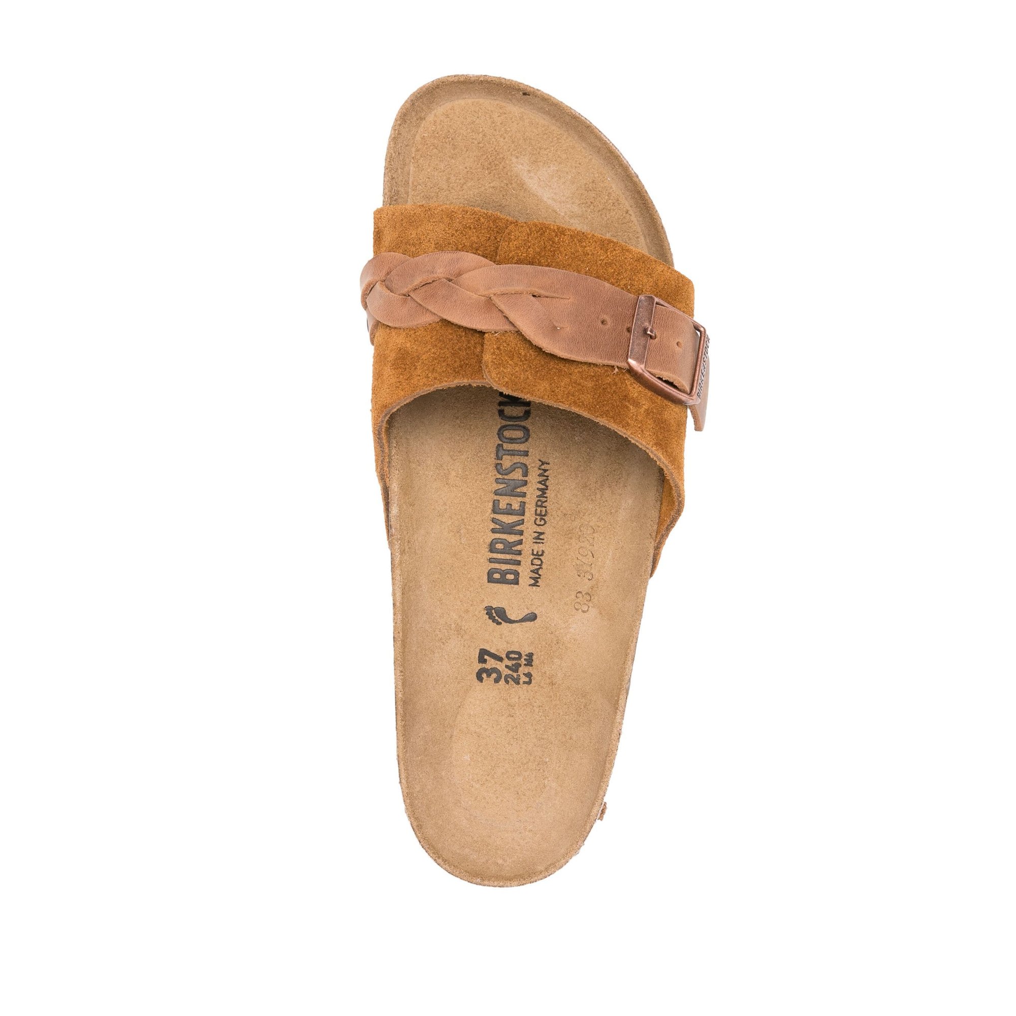 Oita Braided Mink, Suede Leather 1026742 Birkenstock vista3