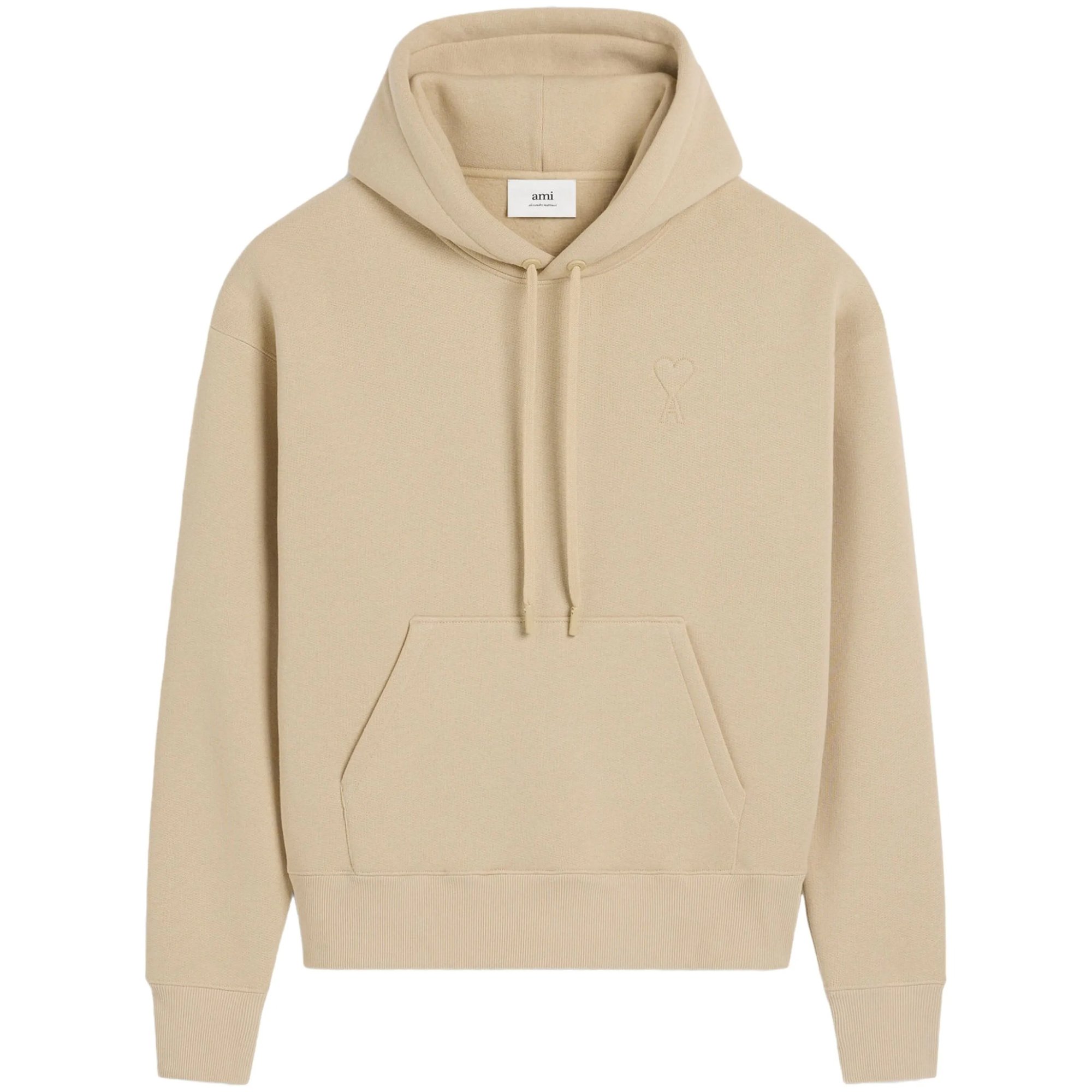 Boxy Embossed Hoodie Usw227749 Ami Paris vista0