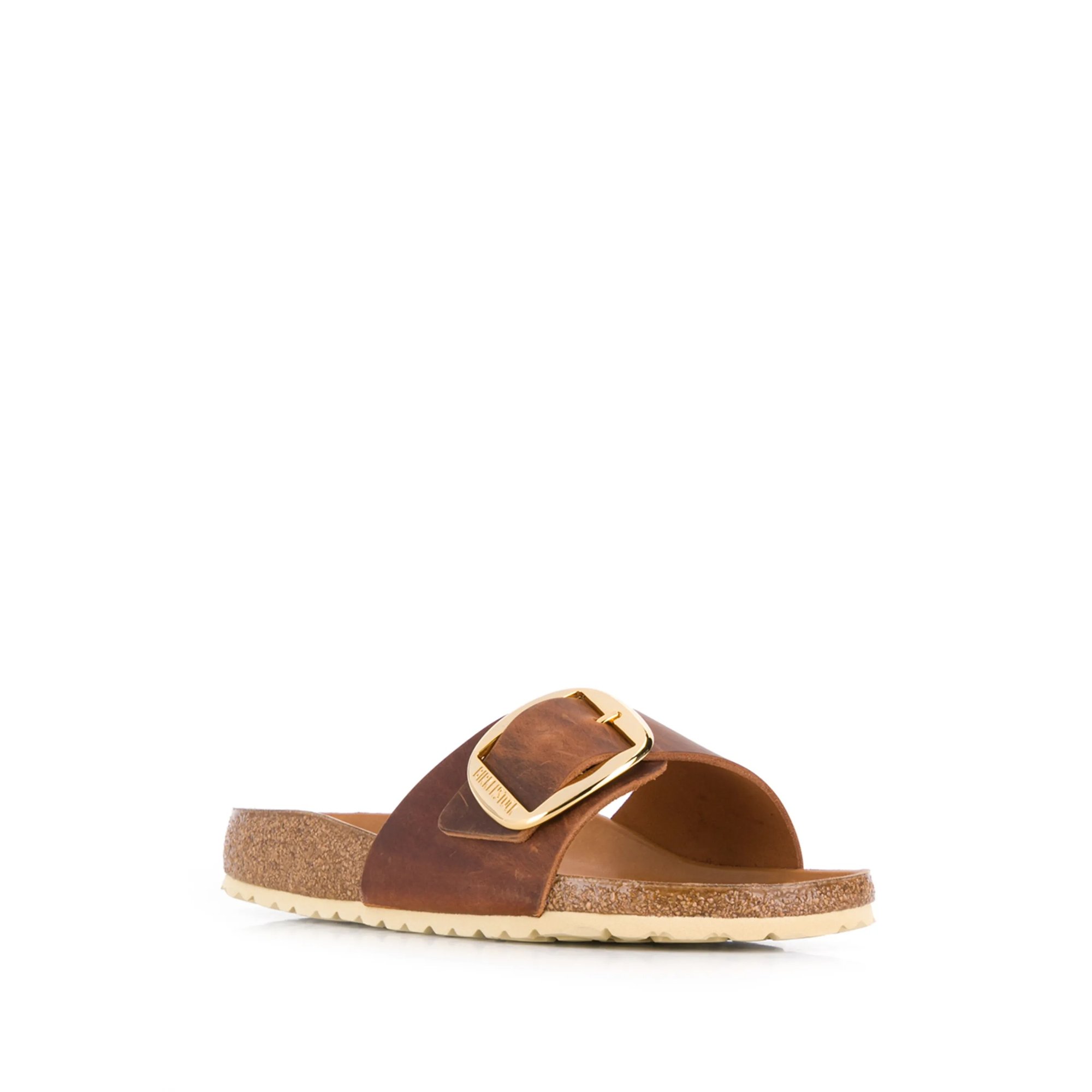 Madrid Big Buckle Cognac, Oiled Leather 1006525 Birkenstock vista1