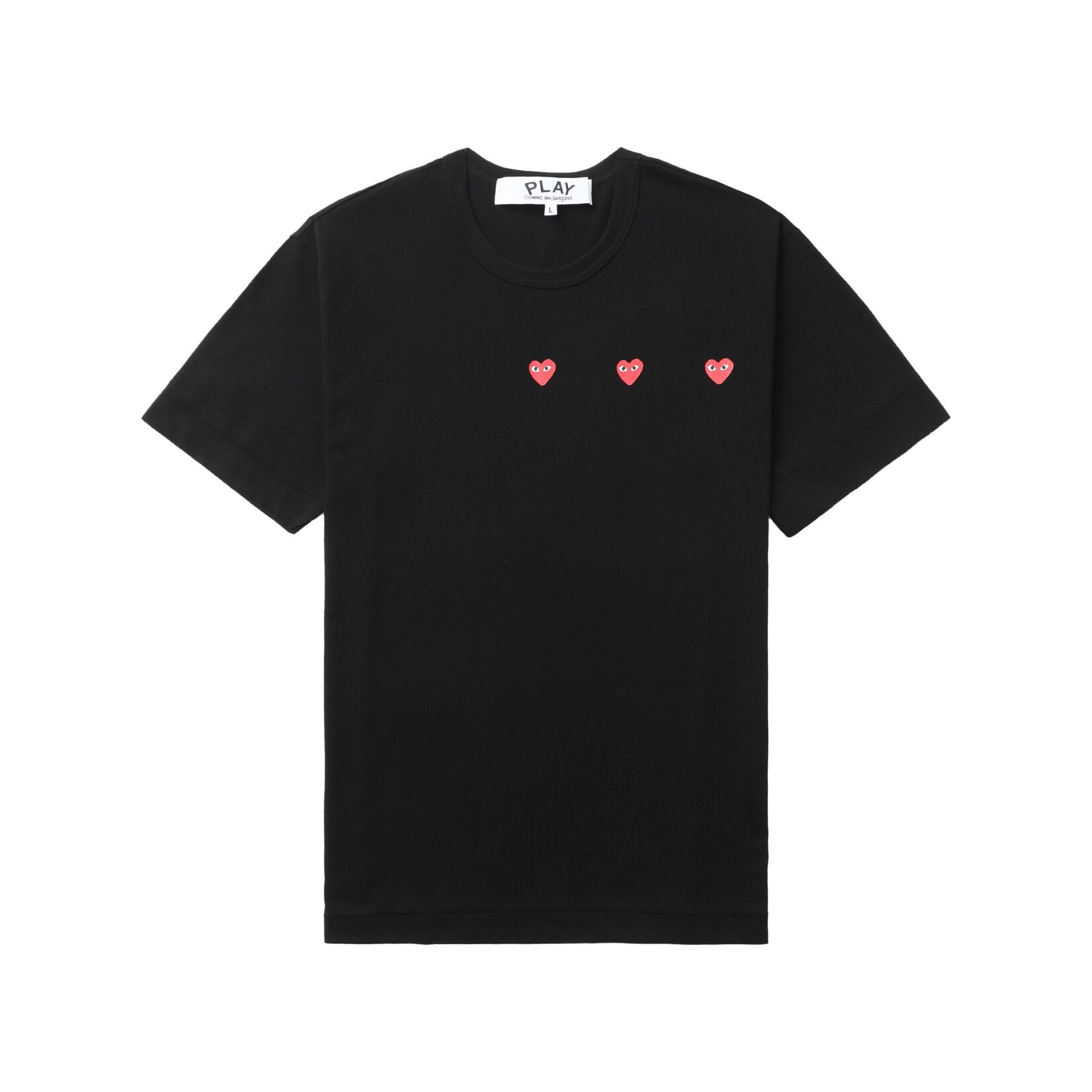 Tshirt Logo Print Knit Axt337051 Comme des Garçons Play vista0