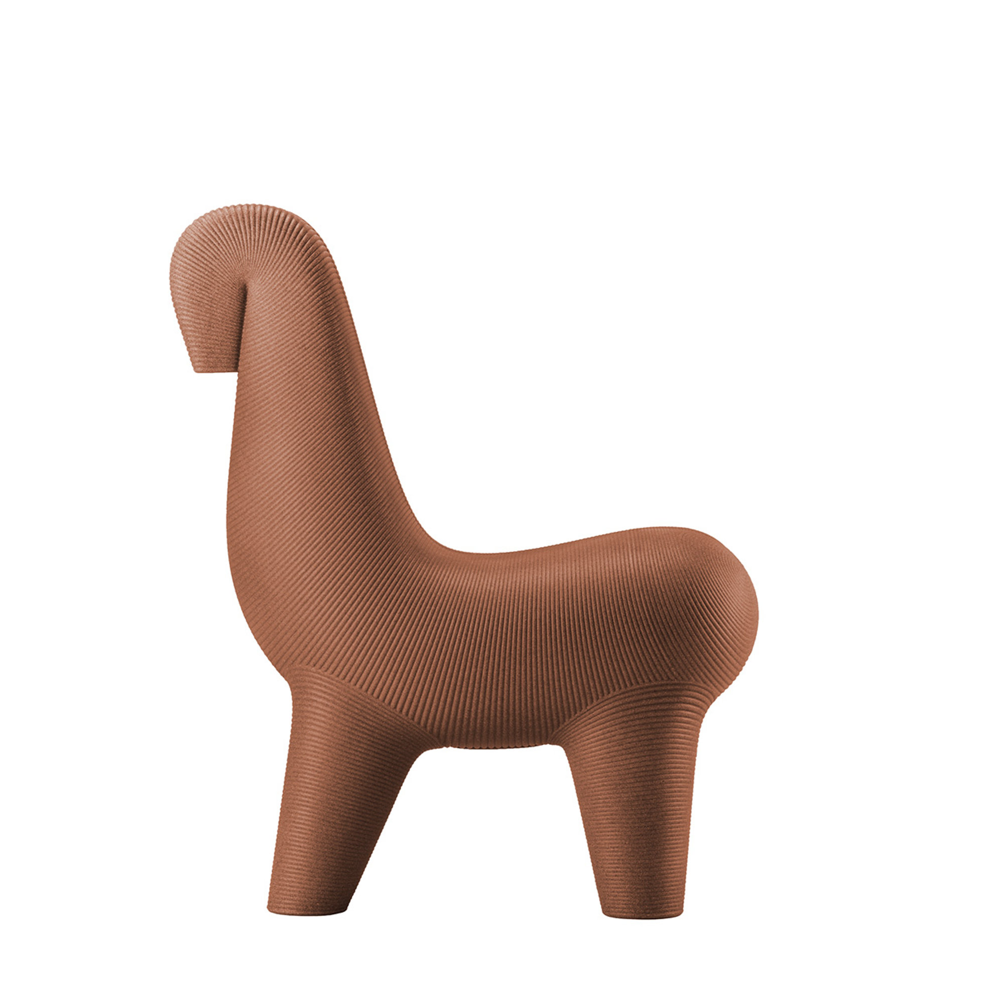Sedia Ghoda, terracotta mix QEEBOO vista1