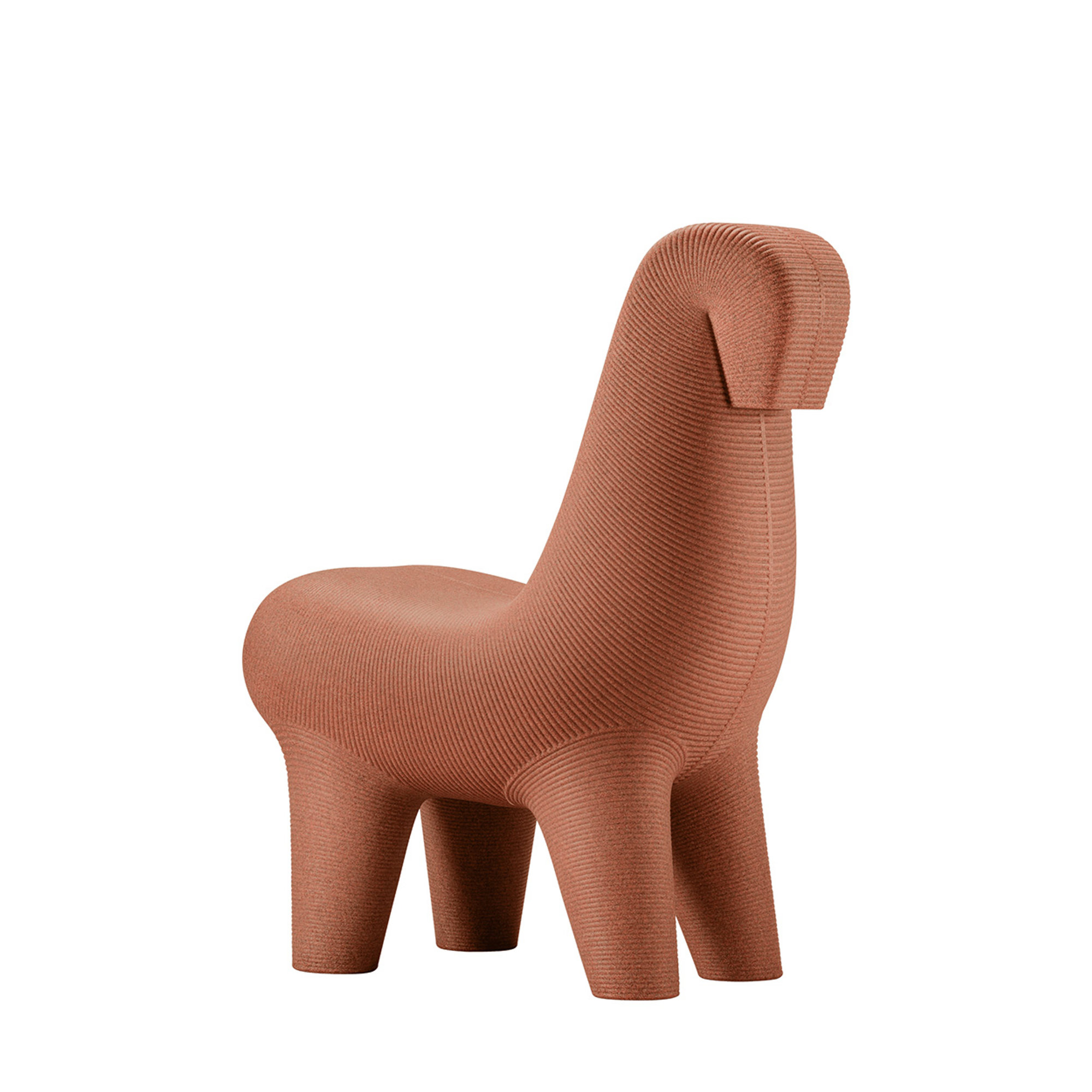 Sedia Ghoda, terracotta mix QEEBOO vista0
