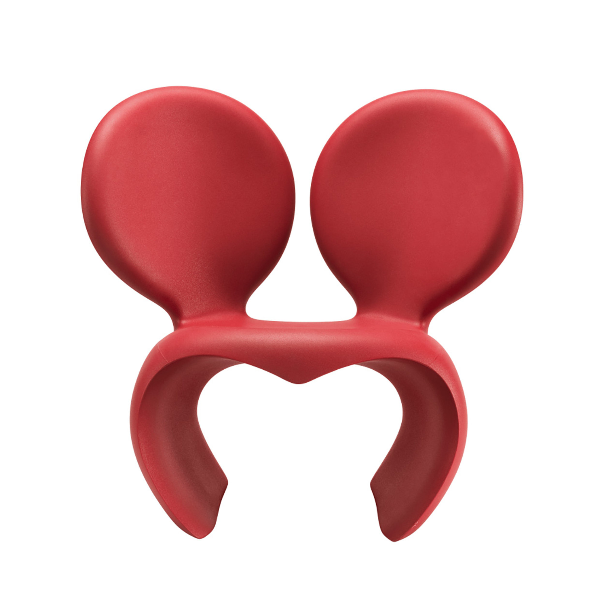 Poltrona Don't F**K with the mouse, red QEEBOO vista0