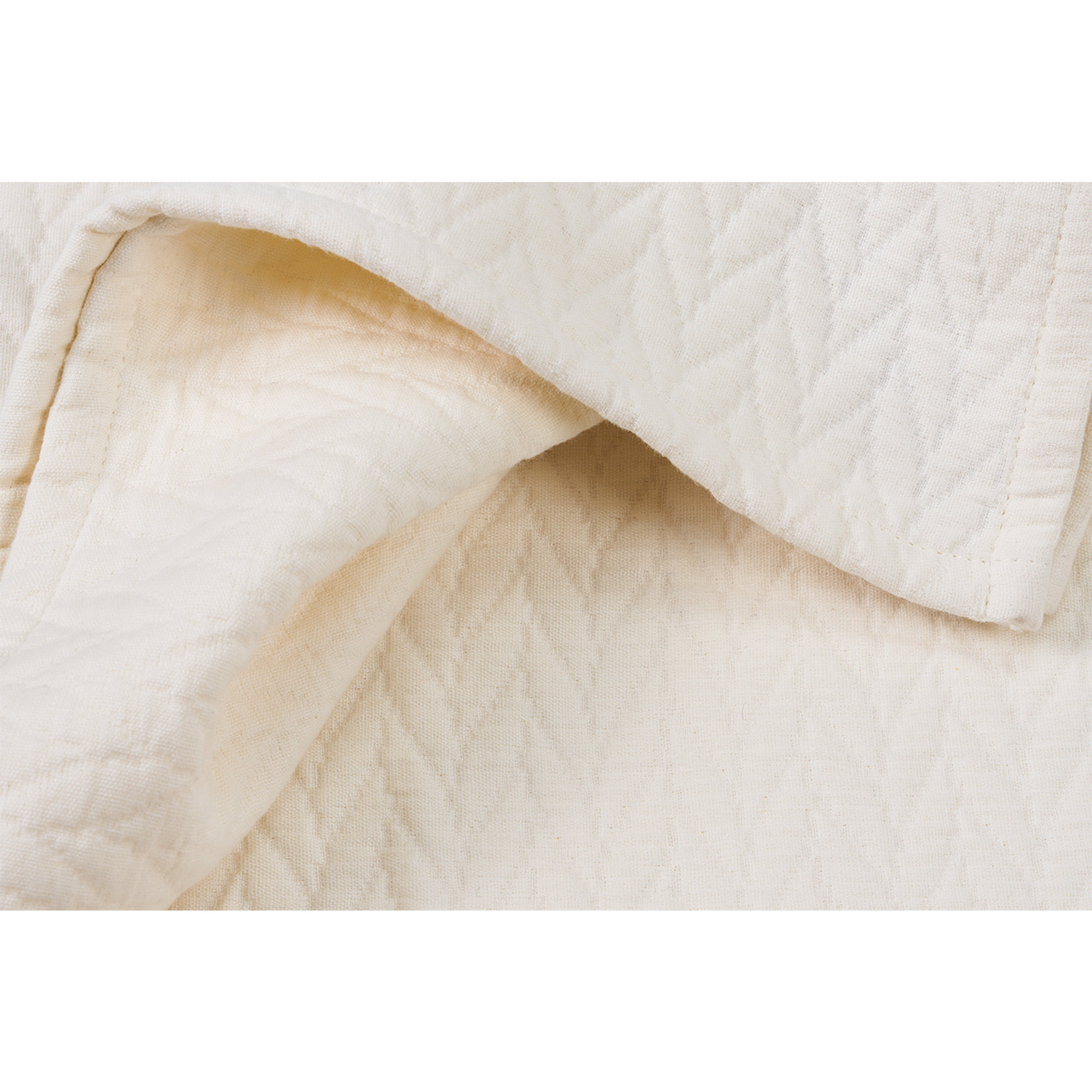 Braid - blanket 250x270 white Novità Home vista2