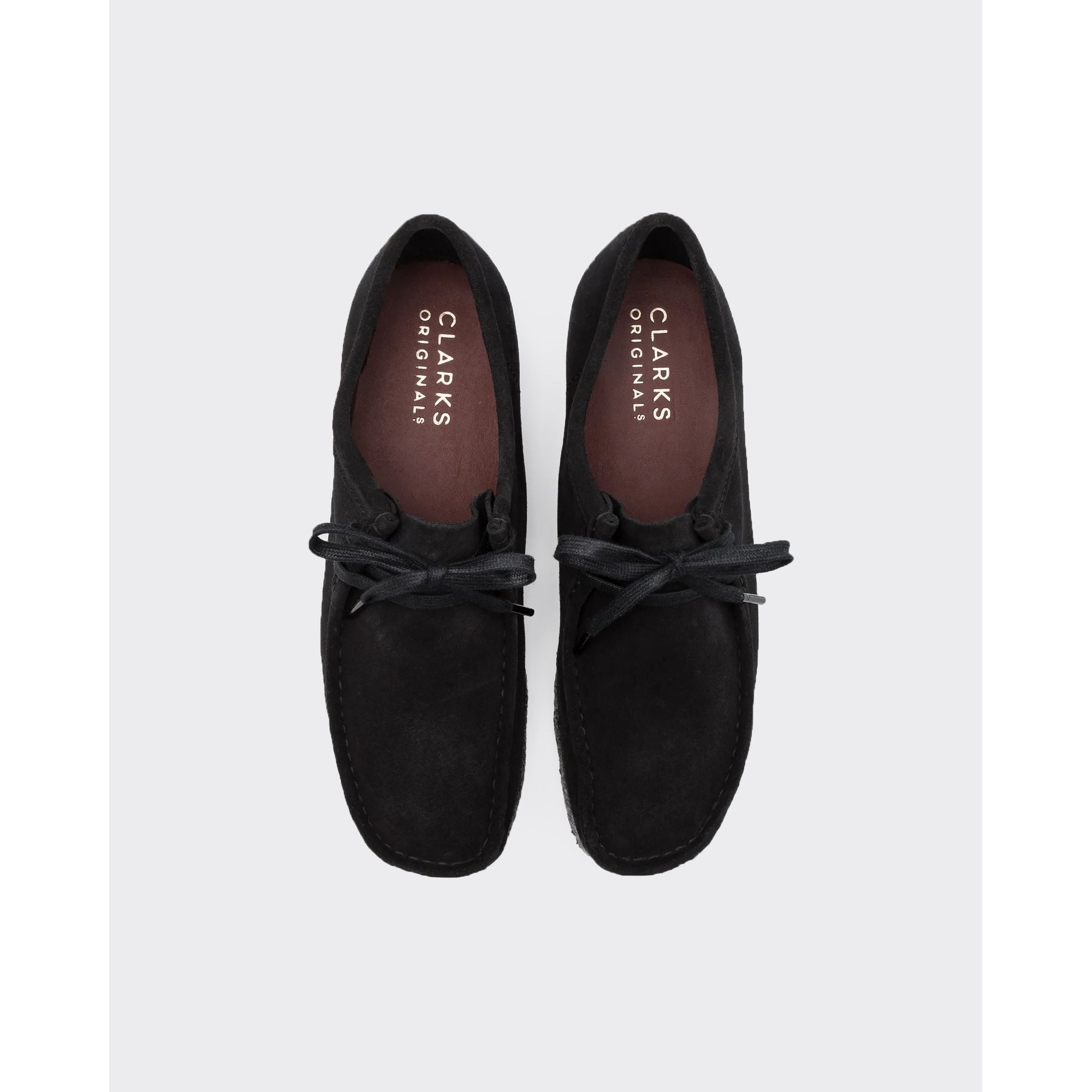 Sneakers Wallabee Suede Nere Clarks vista2