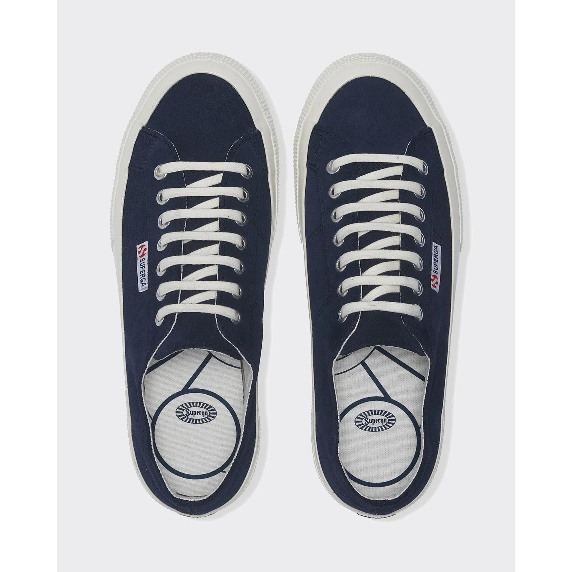 Sneakers 2755 og Suede Blue Navy/avorio Superga vista3