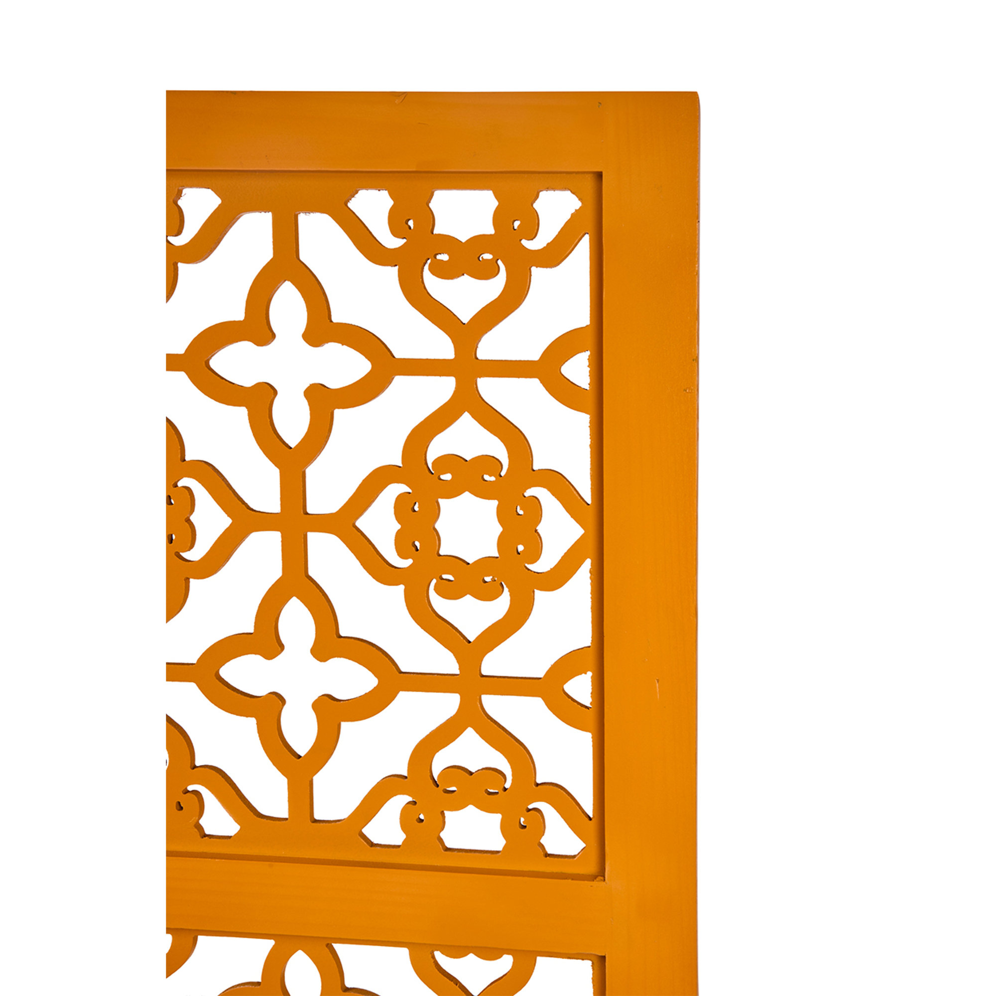 Huvudgavel - dekorativ orange panel för dubbelsäng Novità Home vista2