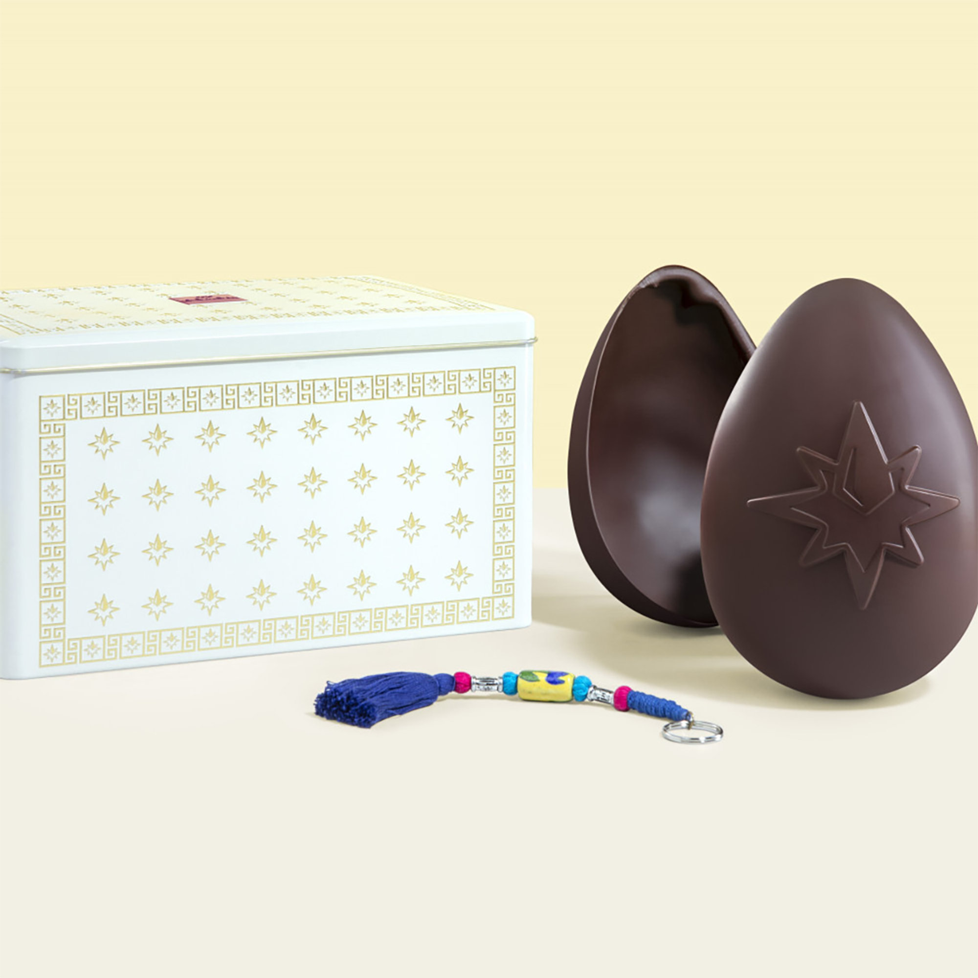 Mørk Chokoladeæg 65% med honning og muscovadosukker - 210g Domori vista3