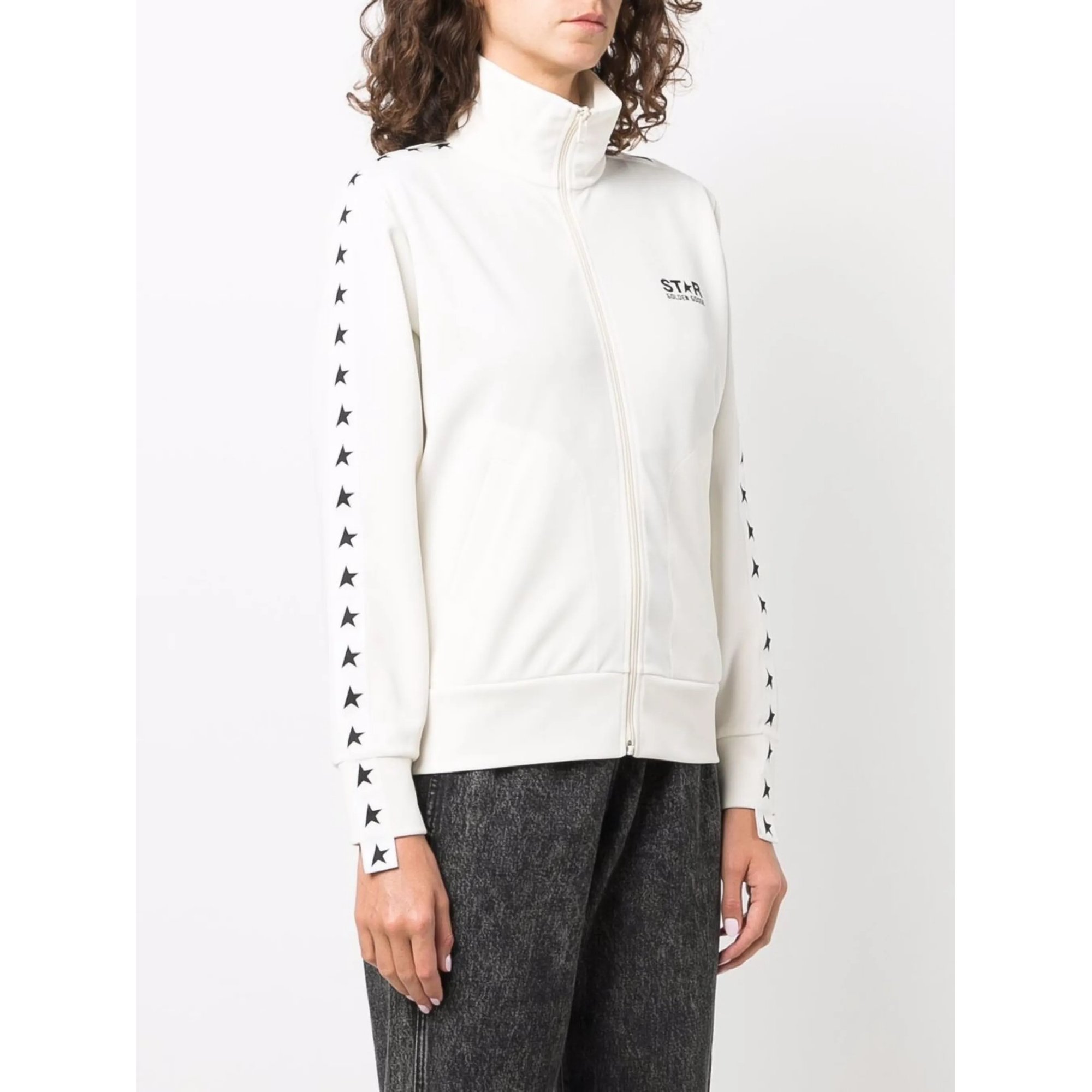 Star/ W`s Zipped Track Jacket Denise Gwp00875p00052081347 GOLDEN GOOSE vista2