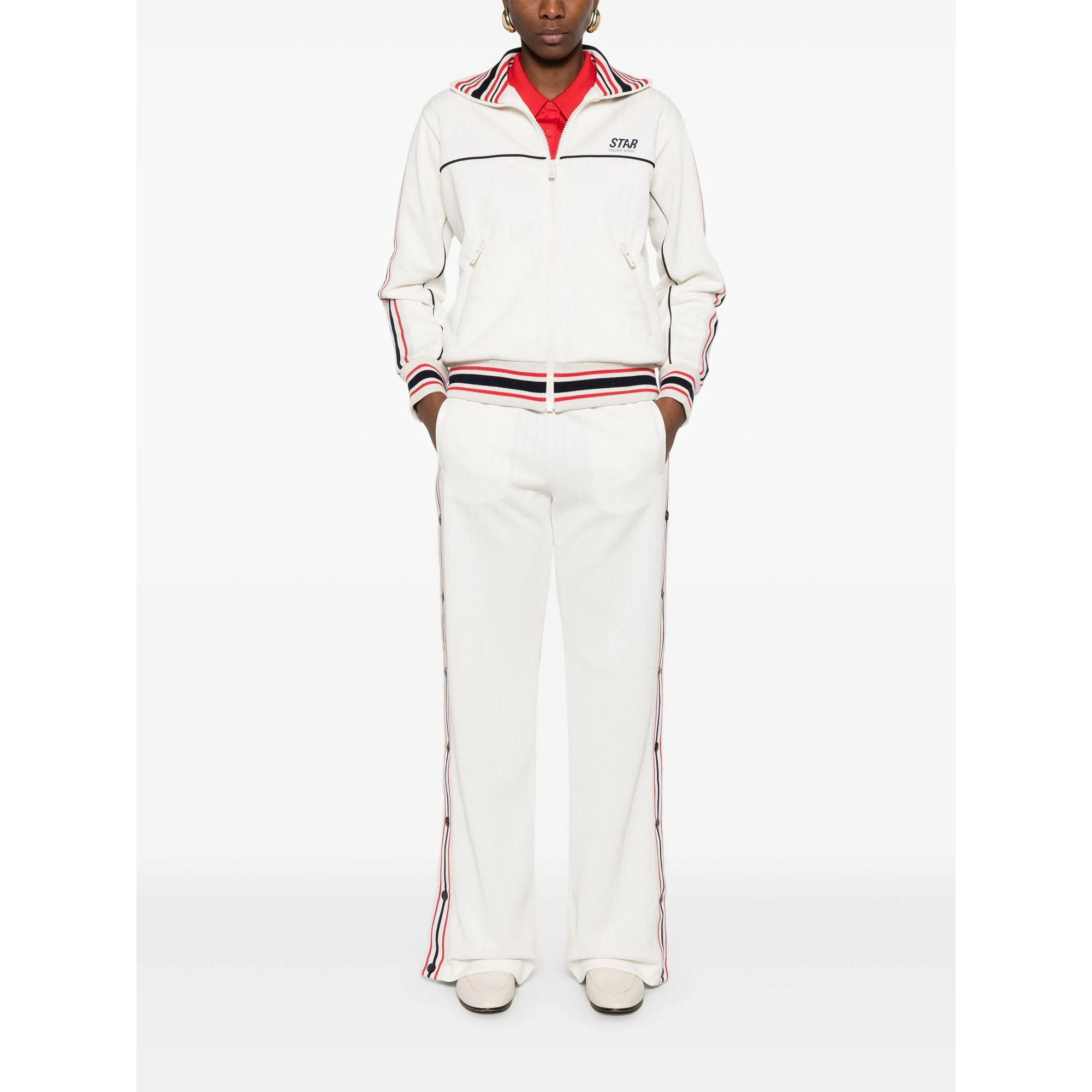 Star/ W`s Joggings Wide Leg Gwp01799p00165320103 GOLDEN GOOSE vista1