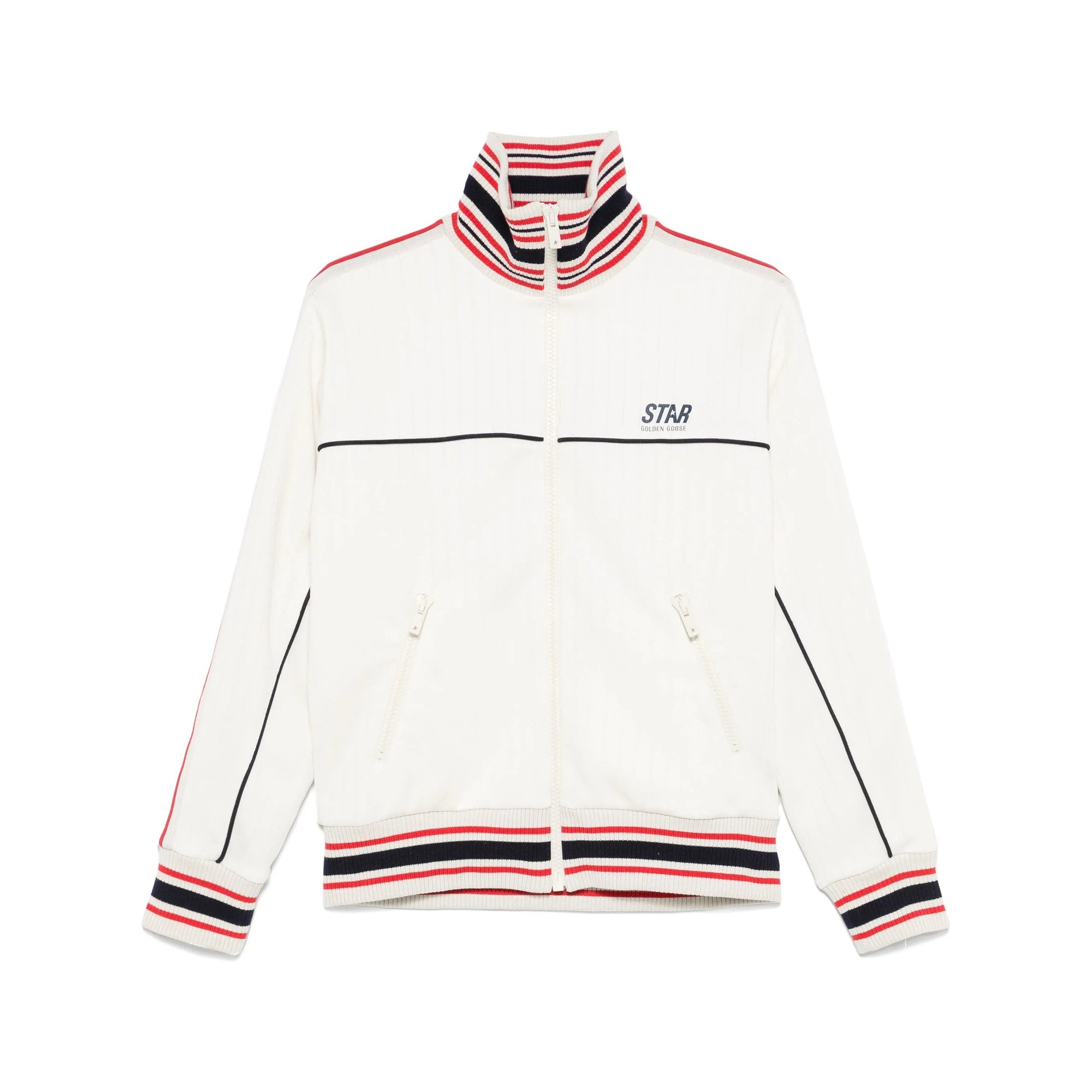 Star W`s Zipped Track Jacket Gwp01801p00165320103 GOLDEN GOOSE vista0