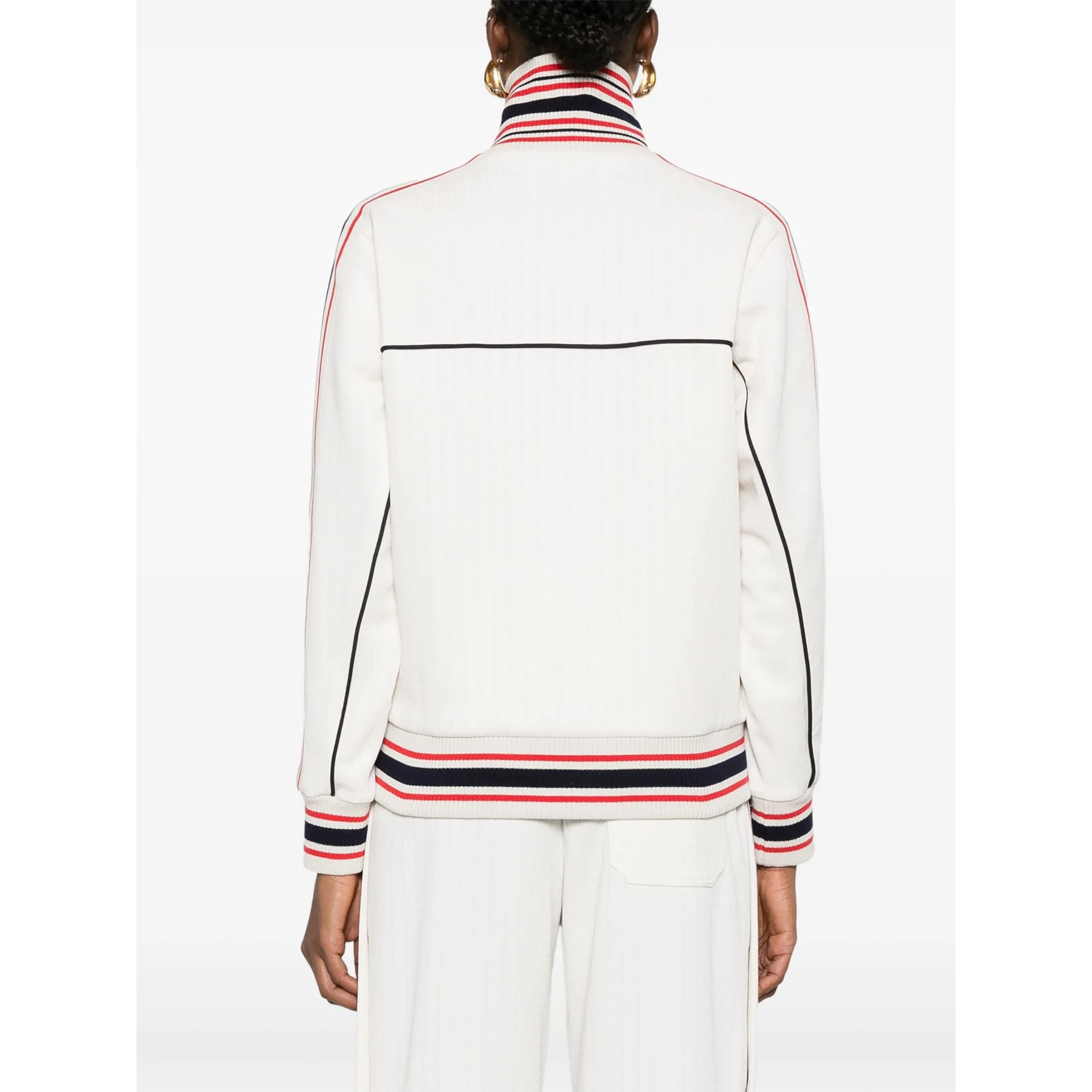 Star W`s Zipped Track Jacket Gwp01801p00165320103 GOLDEN GOOSE vista3
